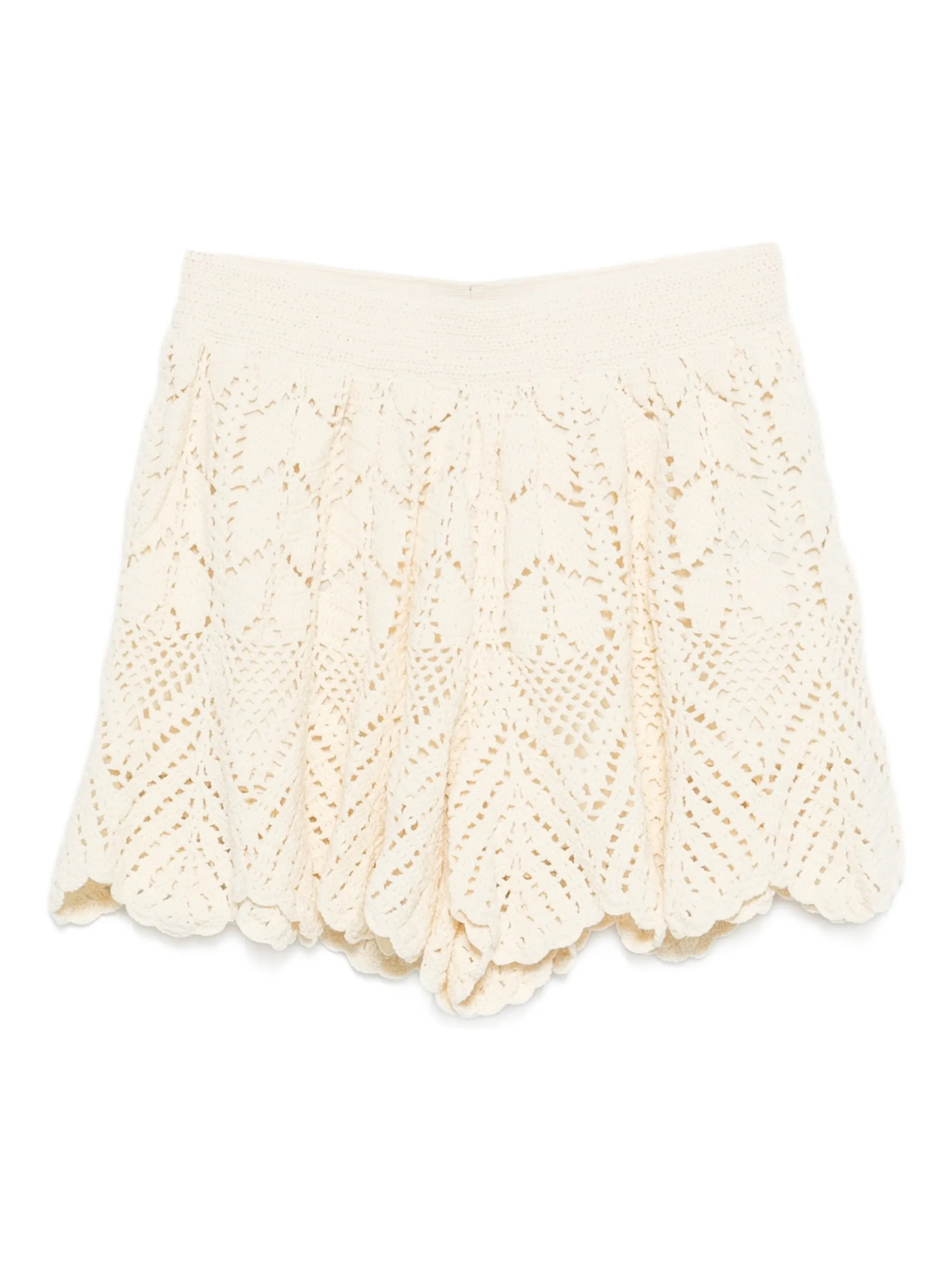 Awaken lace crochet shorts