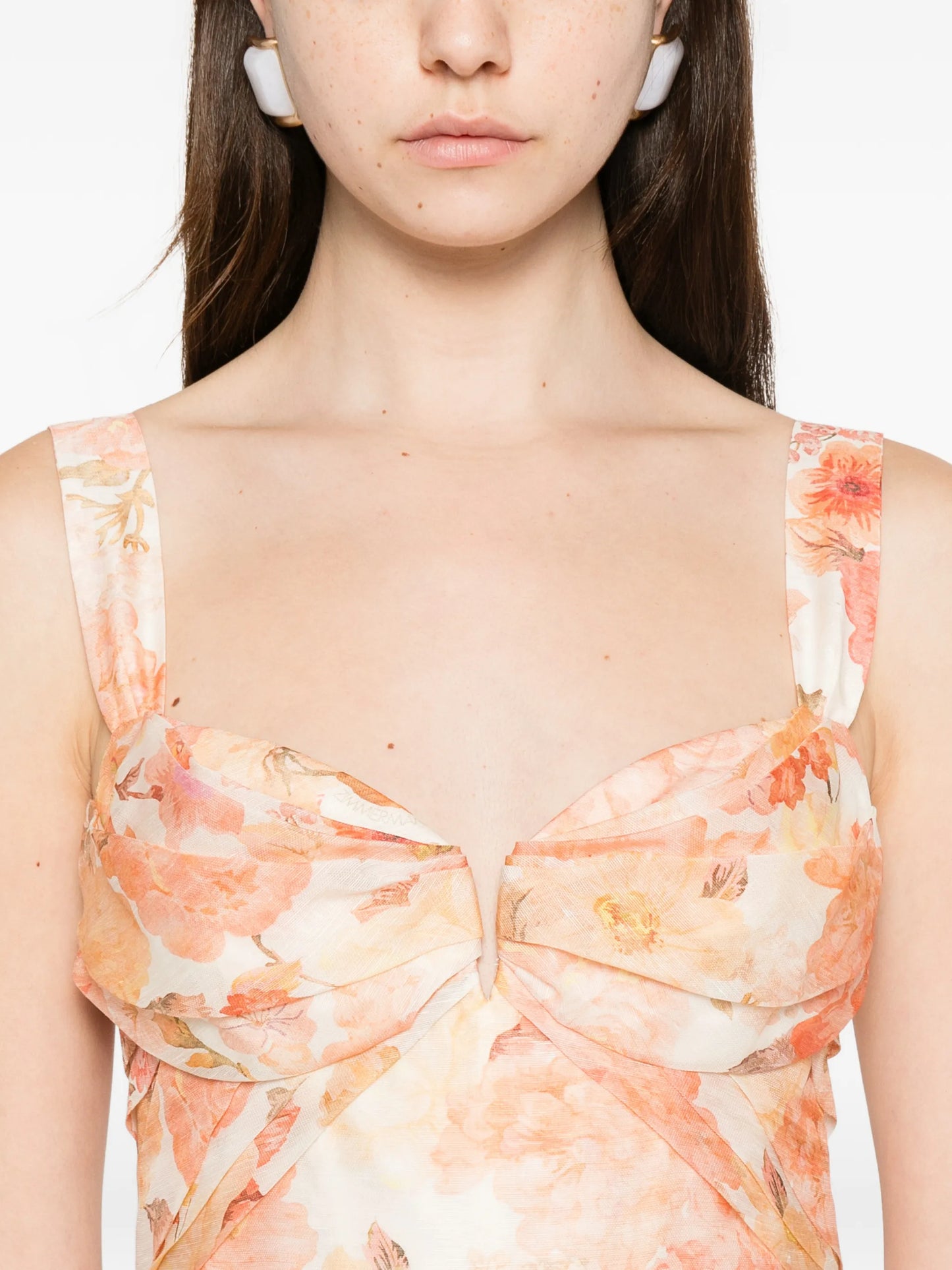 Rebellion floral midi dress
