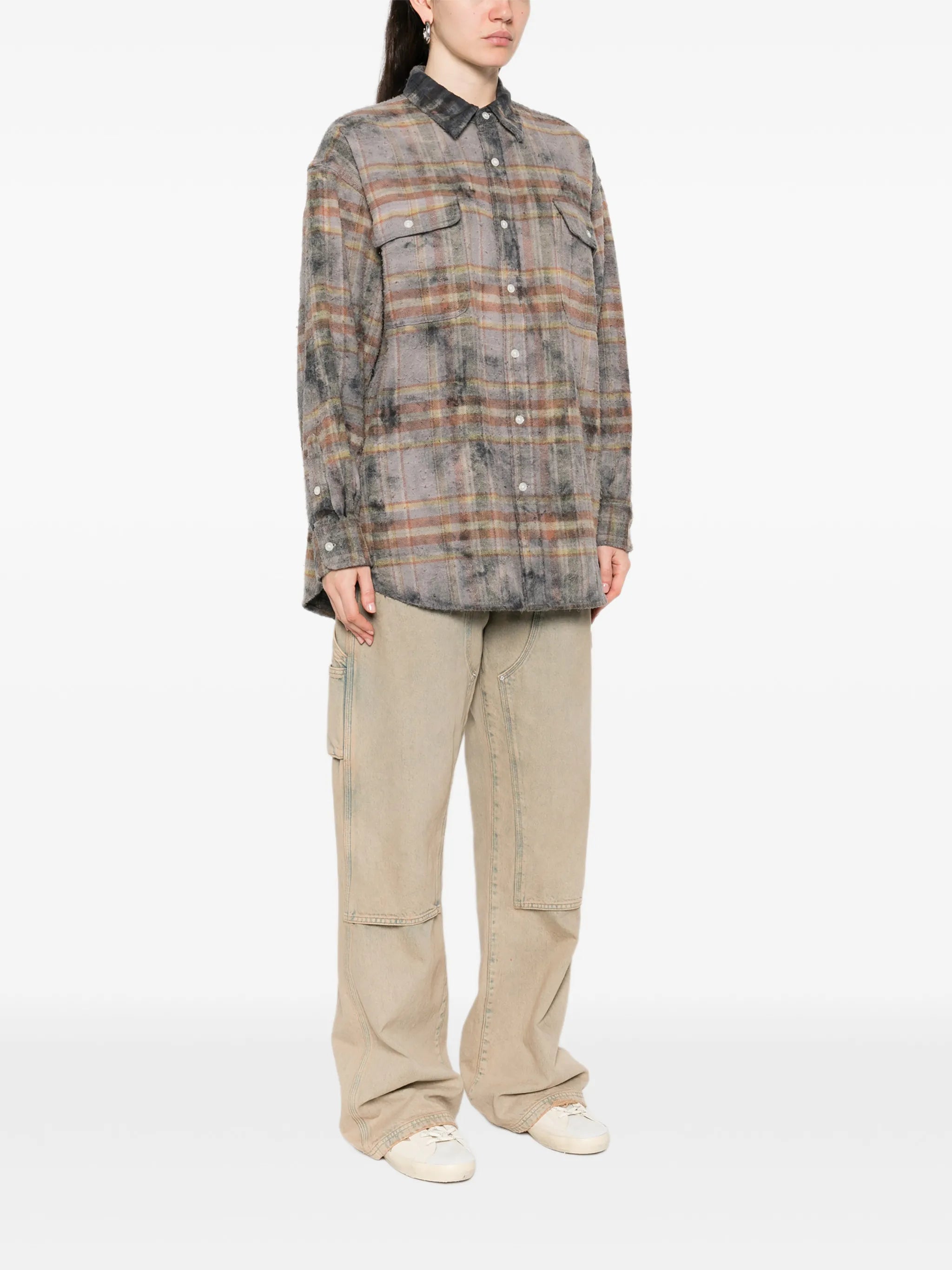 plaid shirt
