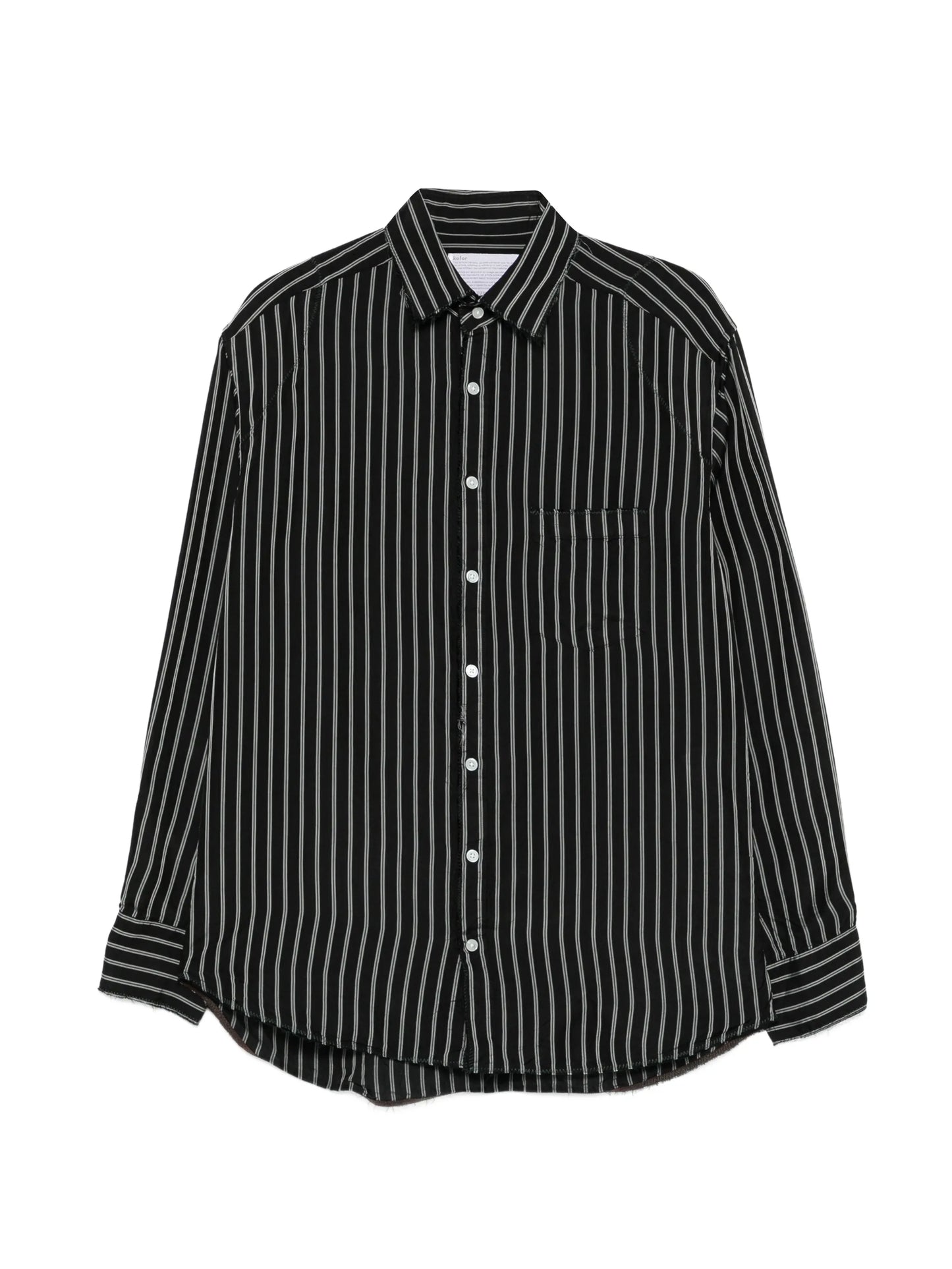 striped buttoned shirt