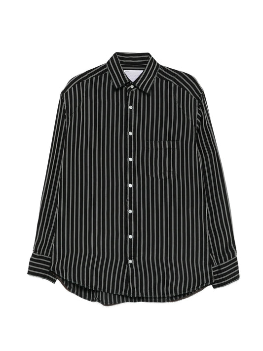 striped buttoned shirt