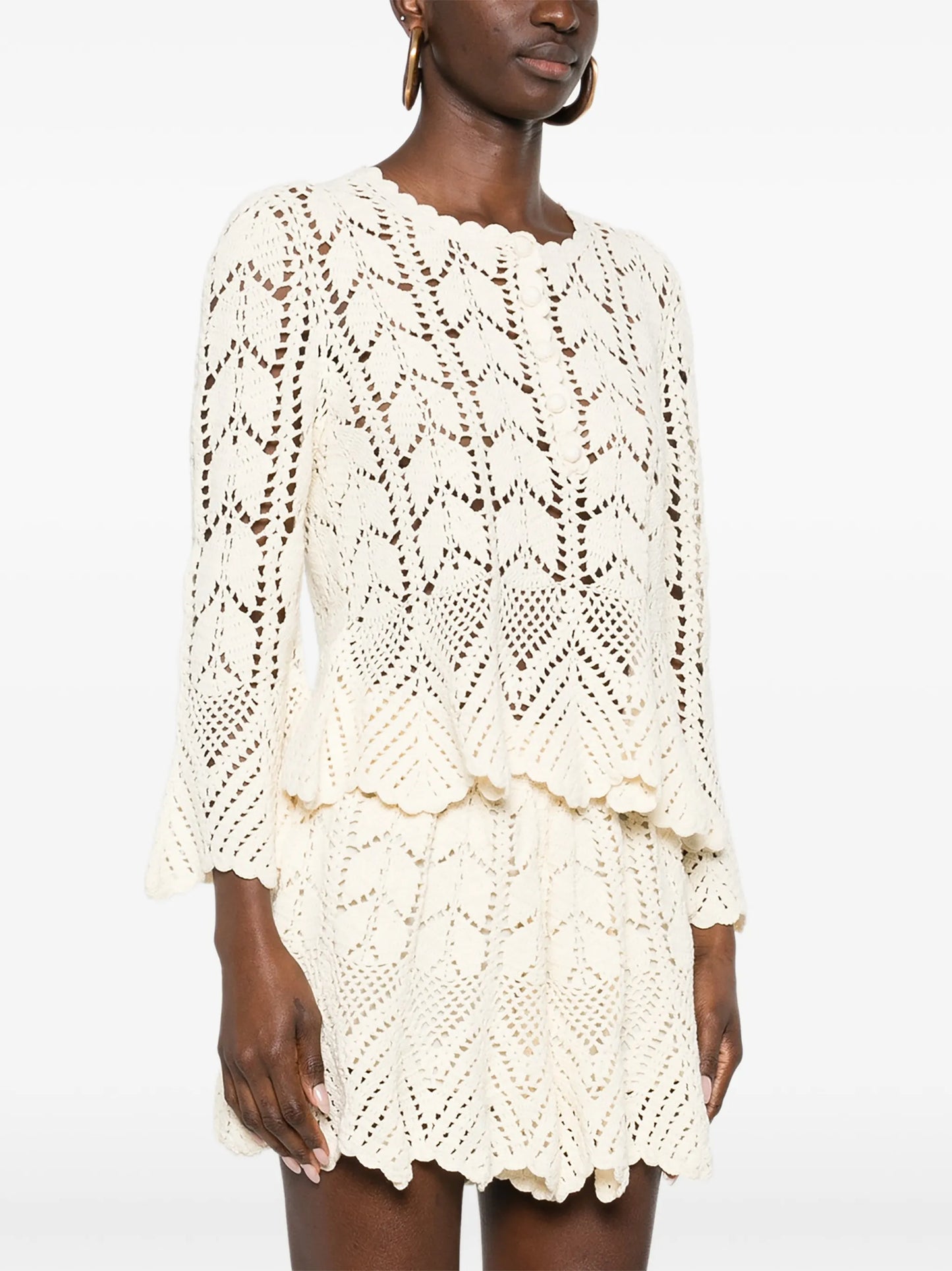 Awaken lace crochet top