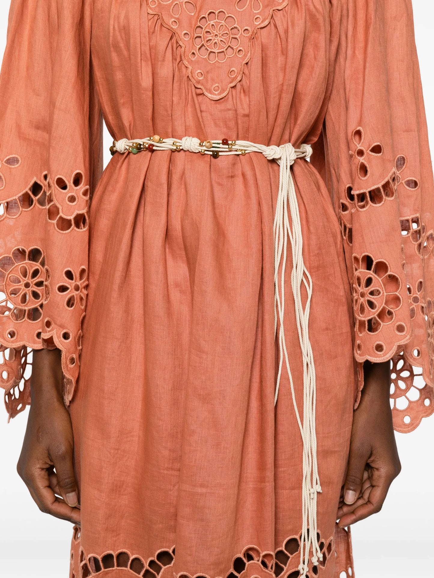Awaken embroidered midi dress
