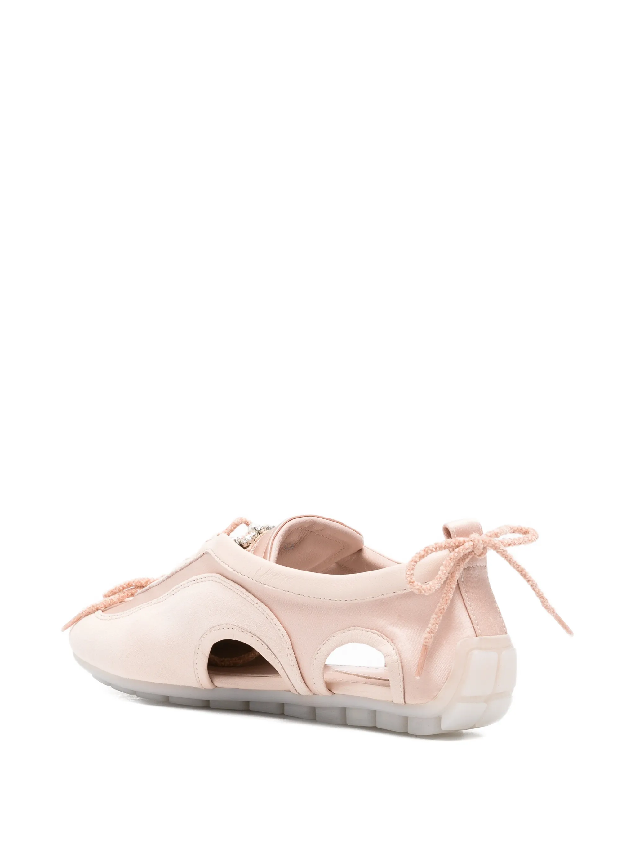 cutout ballerina grip sneakers