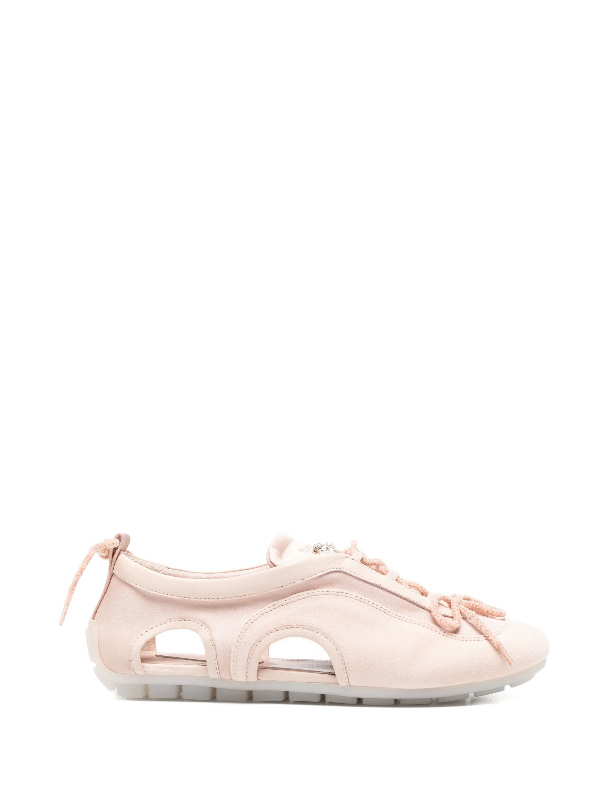 cutout ballerina grip sneakers