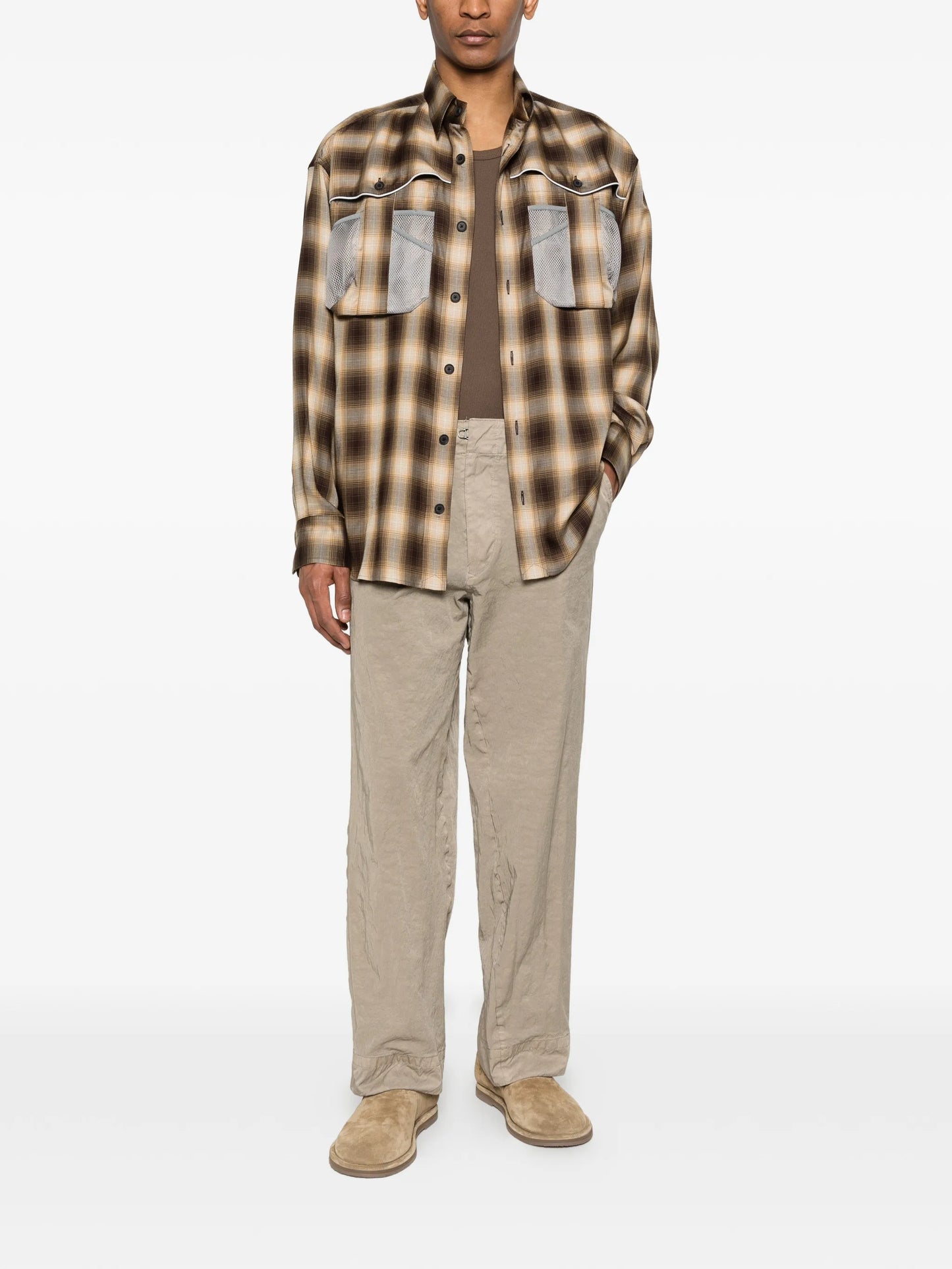 straight-leg trousers
