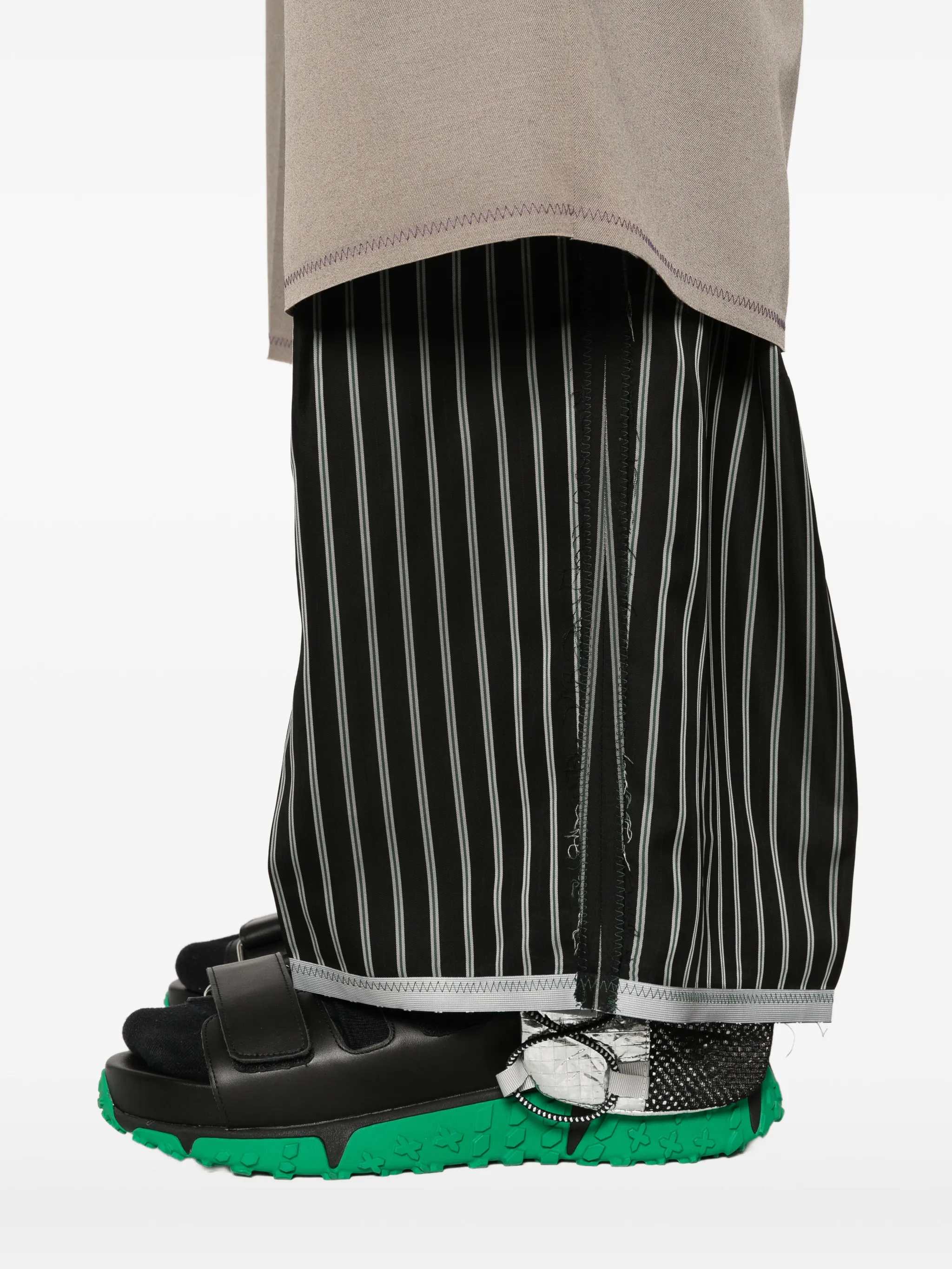 double layer tailored trousers