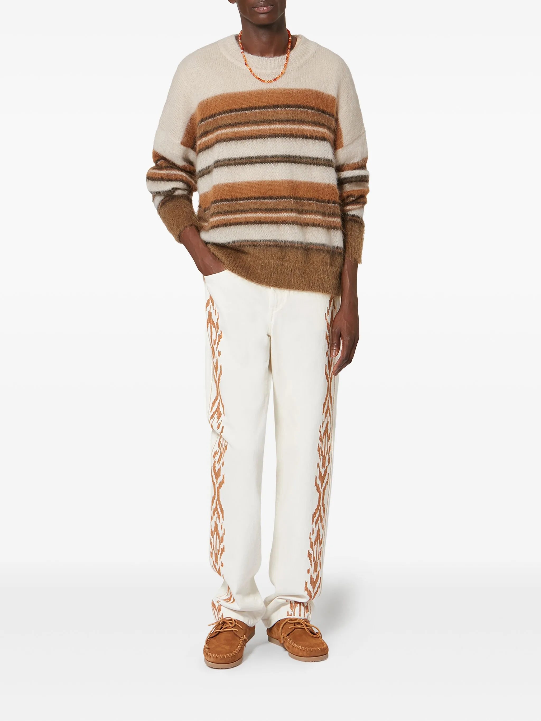 Drussellh striped pullover