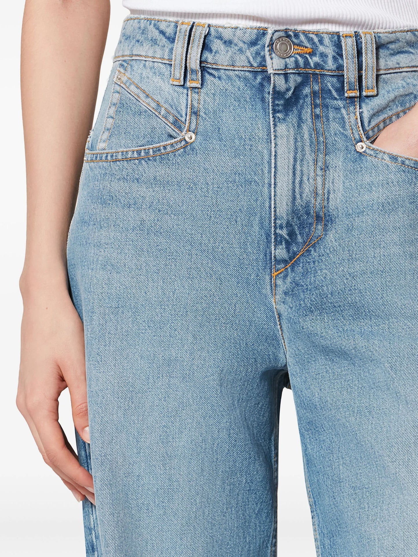 Lemony pocket jeans