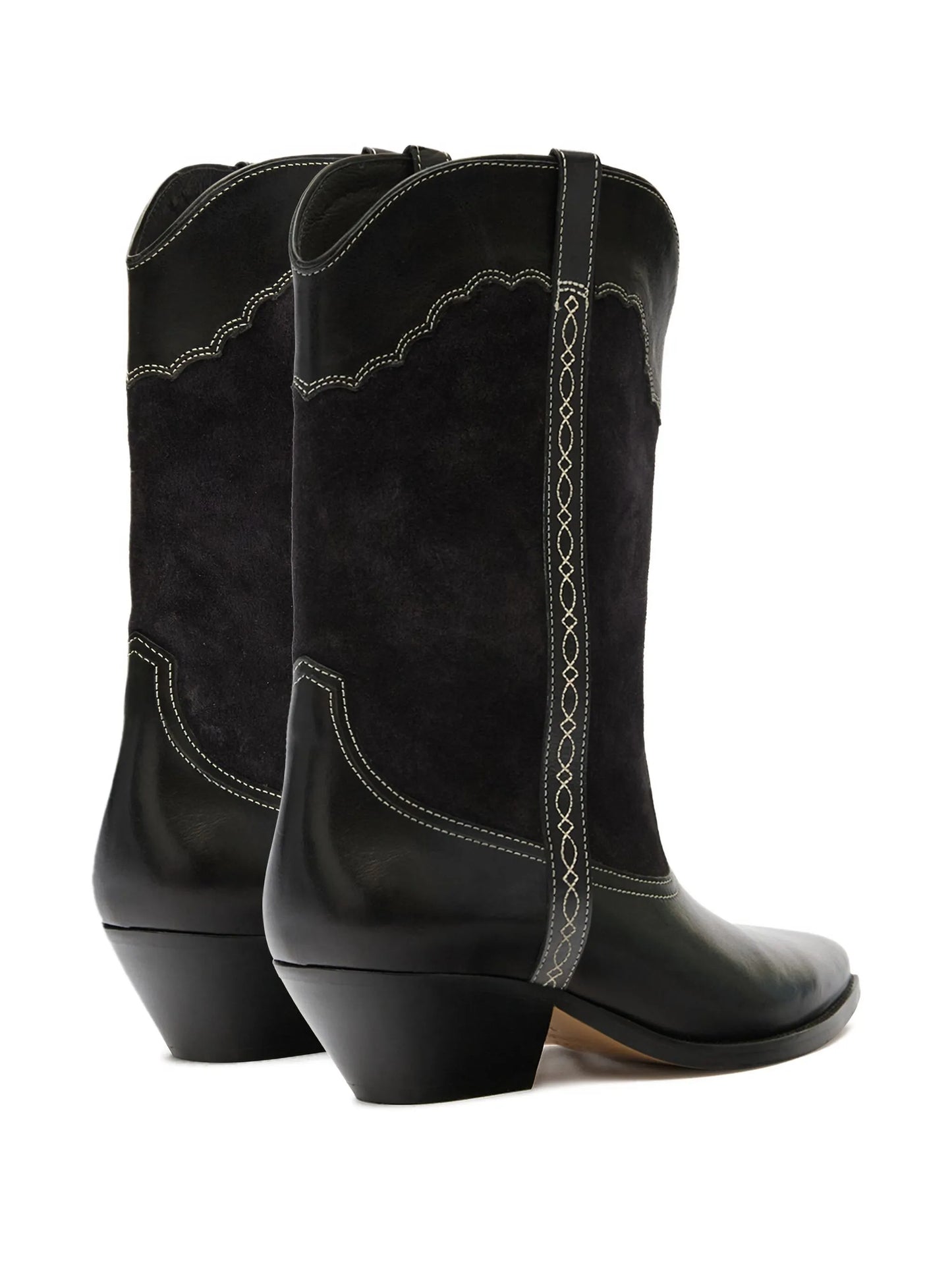 Duerto suede panel stitching boots