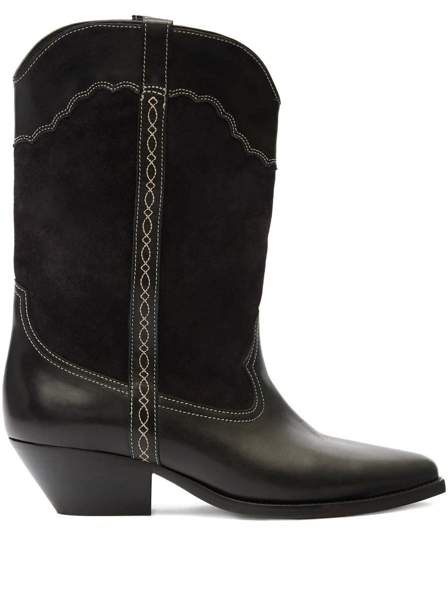 Duerto suede panel stitching boots