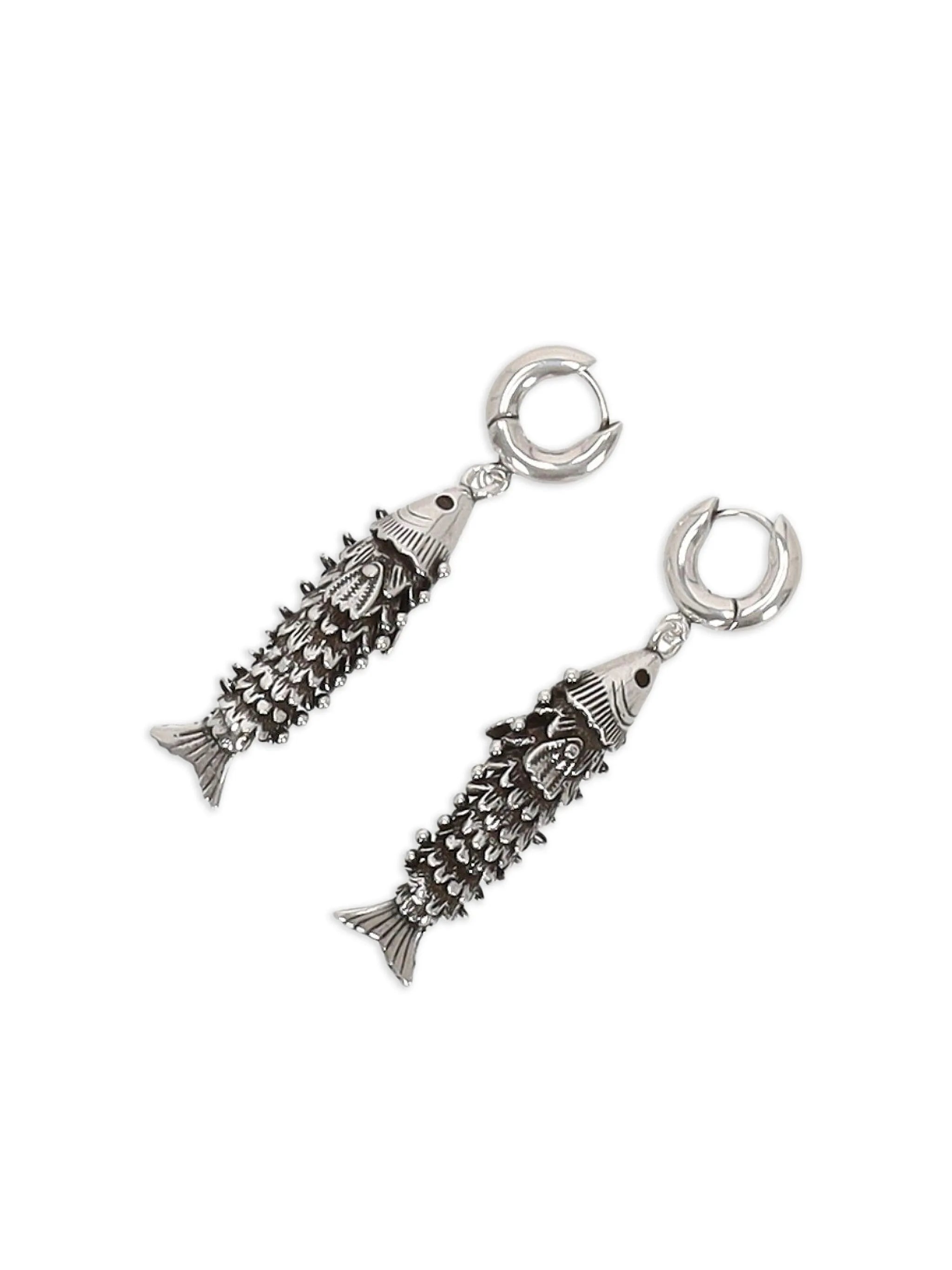 pendant fish earrings