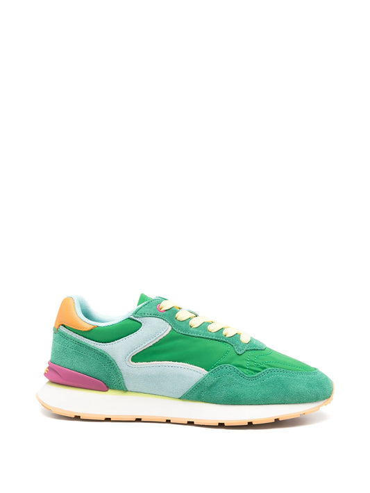 City panelled sneakers