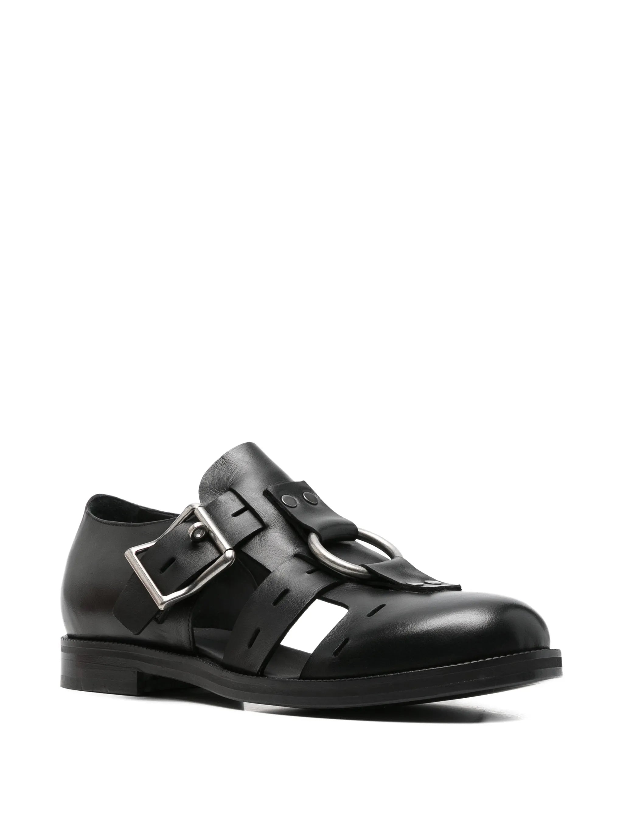 Bondage belt sandals