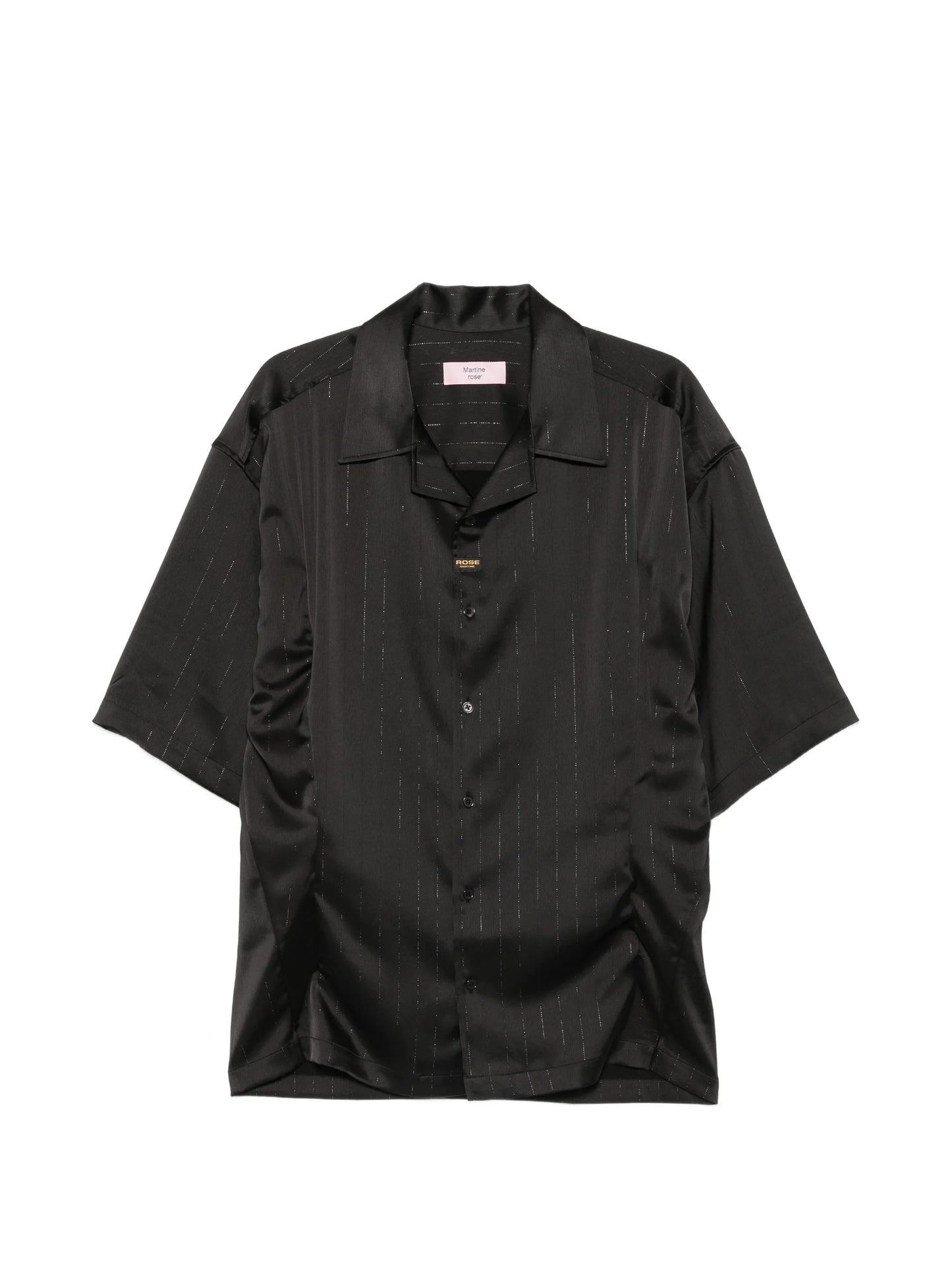 striped short-sleeve shirt