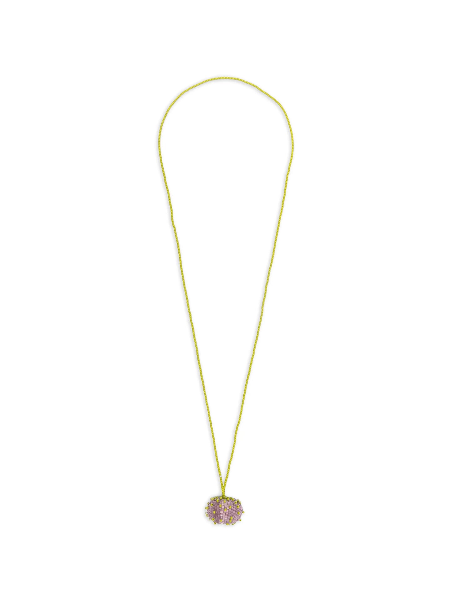 beaded pendant necklace