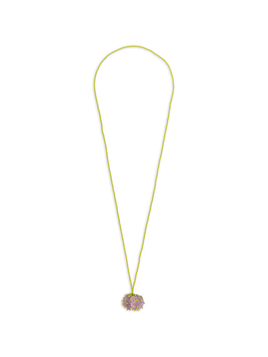beaded pendant necklace