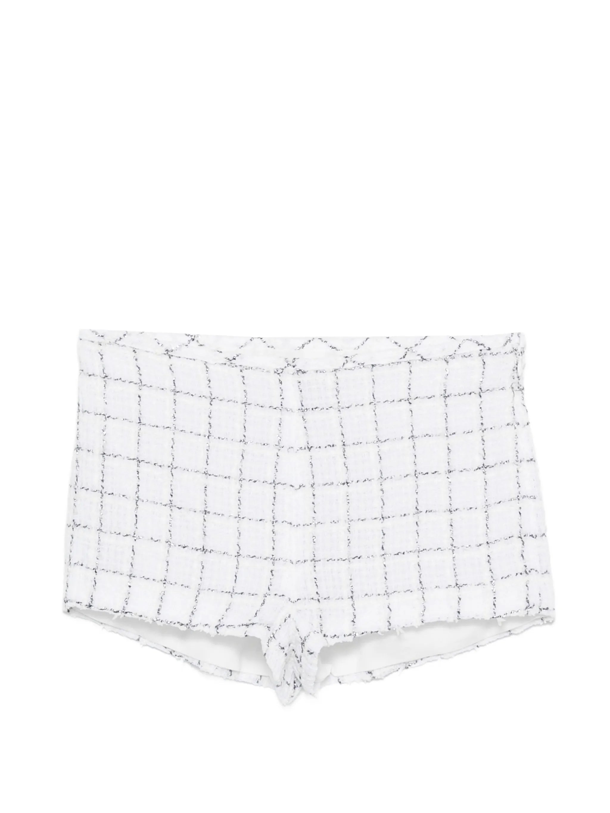 Madeline check-pattern shorts