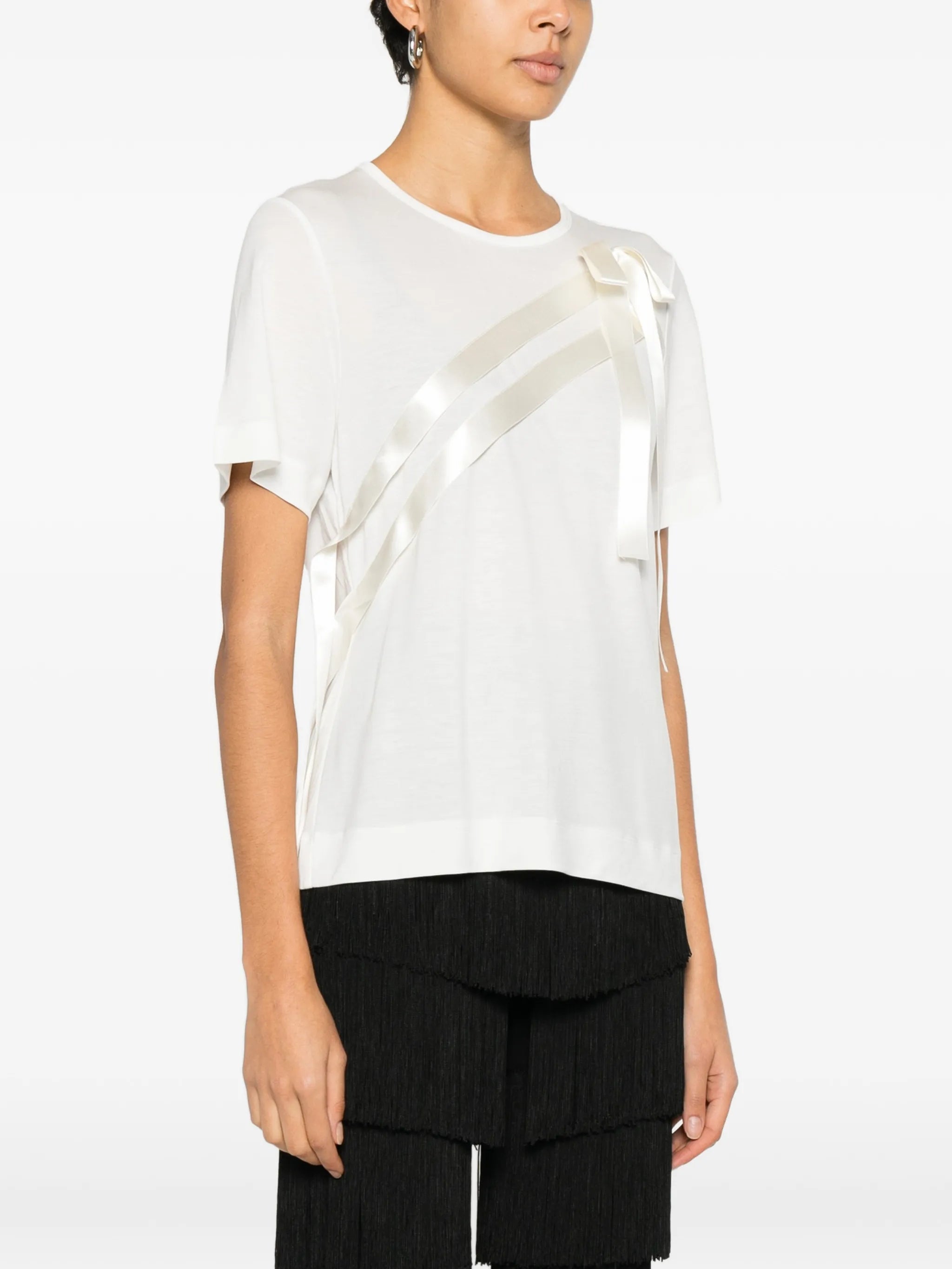 sash bow T-shirt