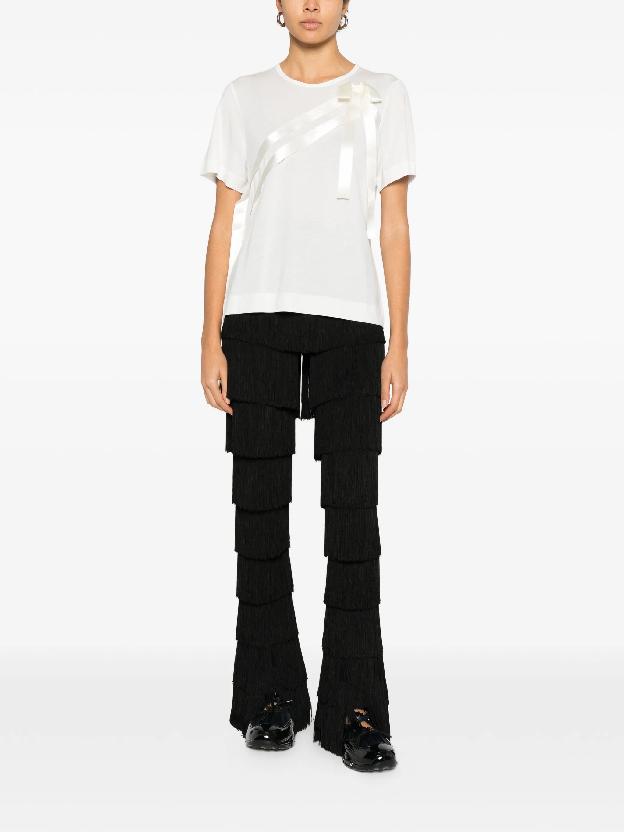 sash bow T-shirt