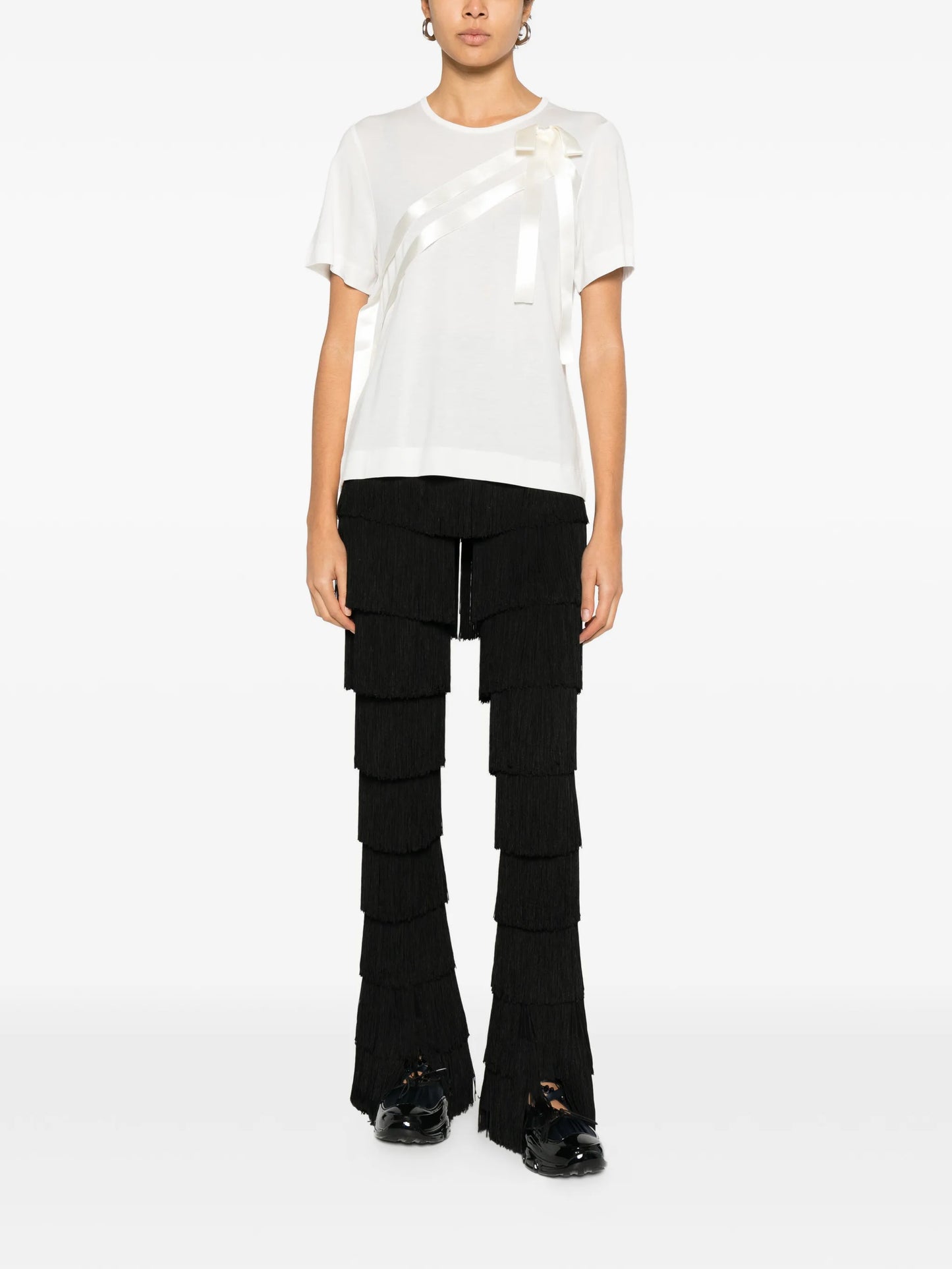 sash bow T-shirt