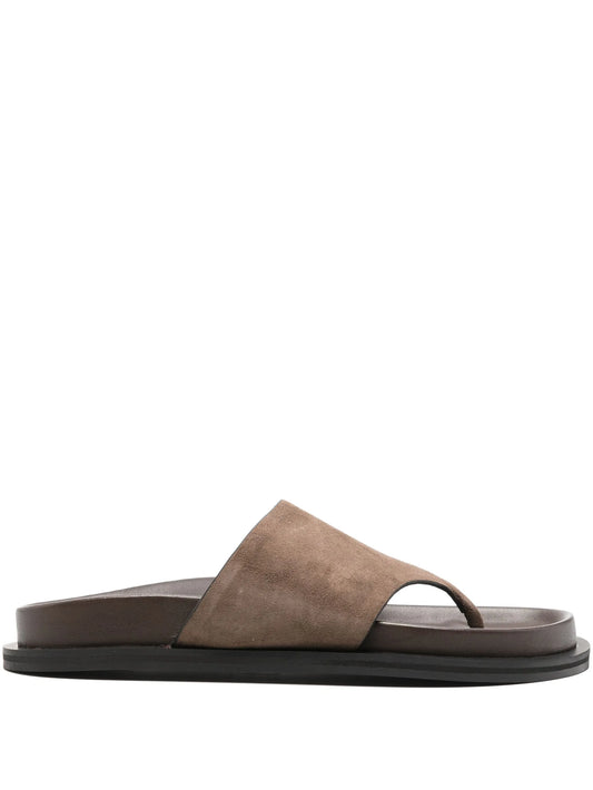 Imara suede flat sandals