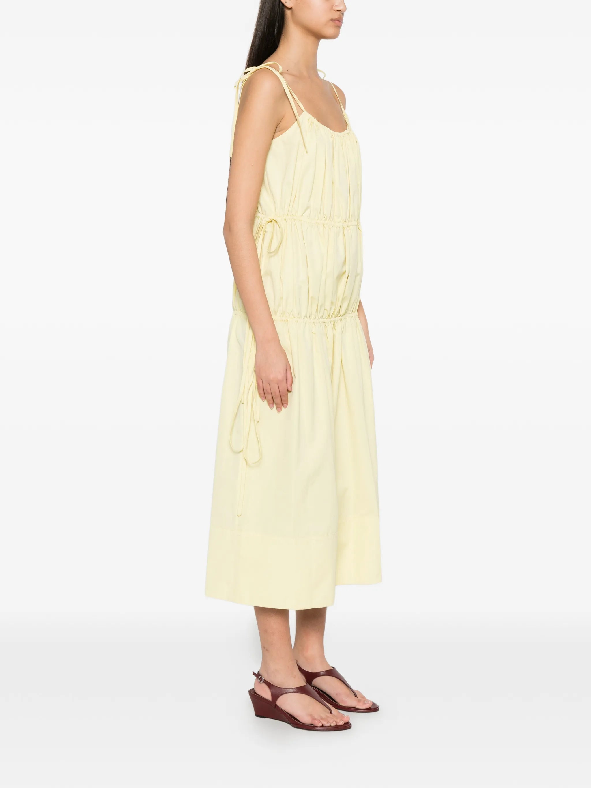 Ella tiered midi dress