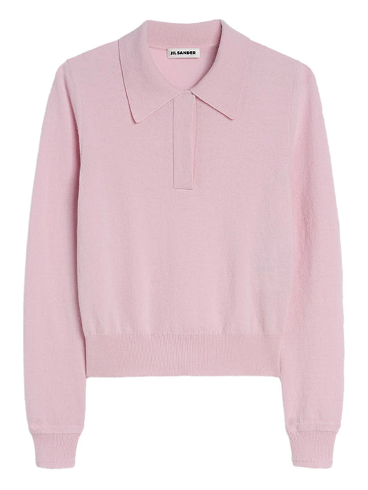 wool polo sweater