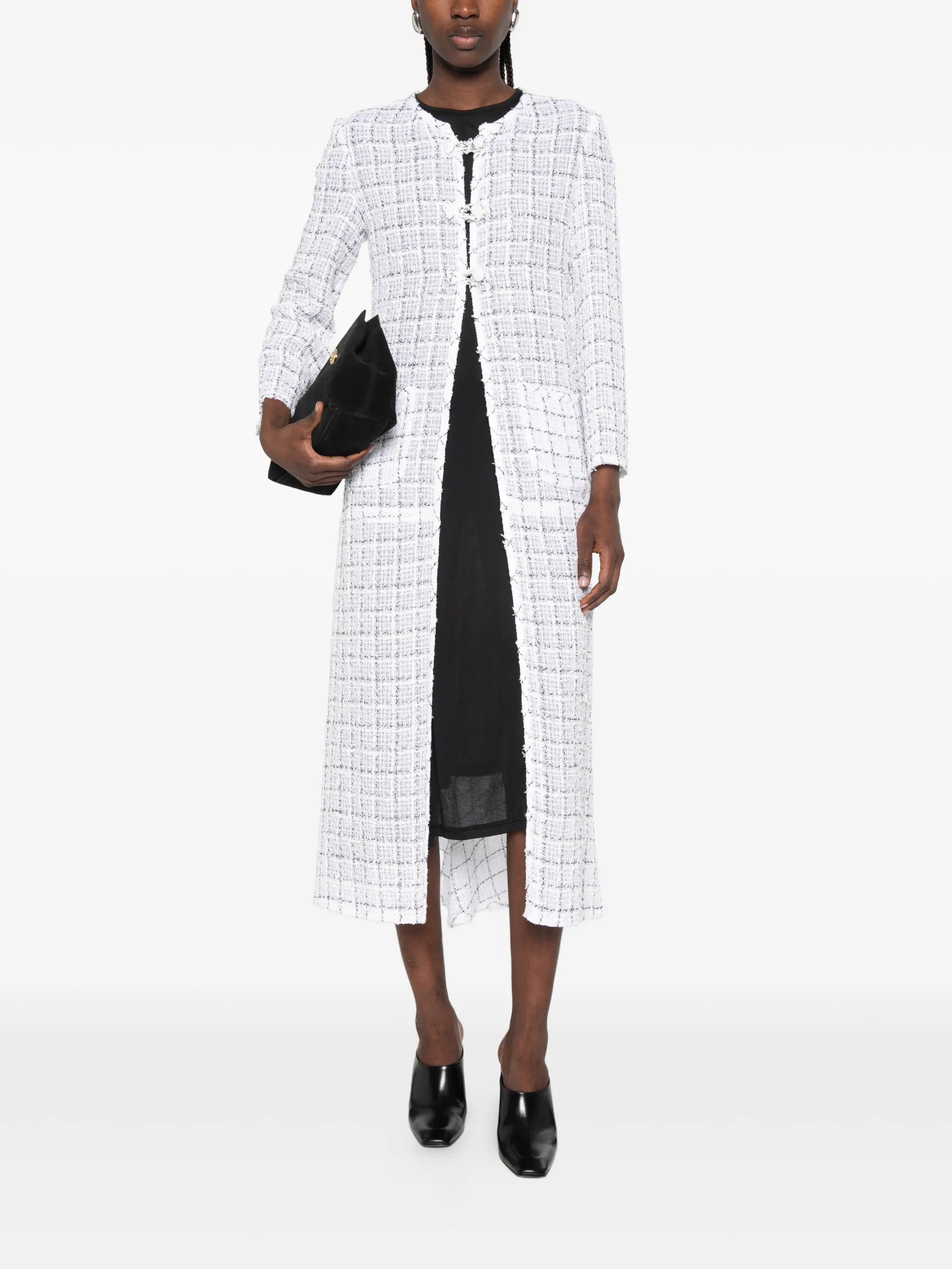 Agatha tweed long coat