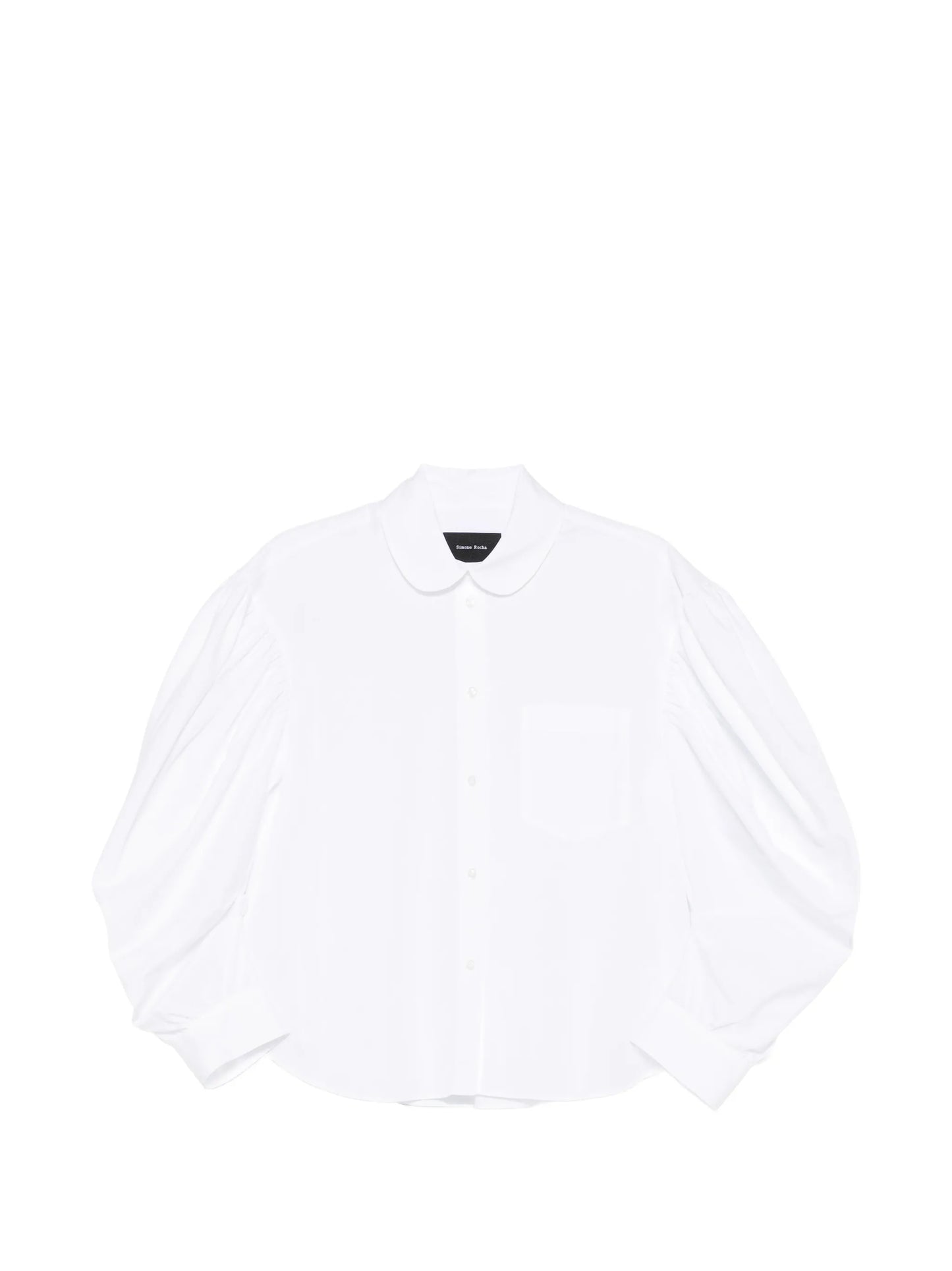 draped-sleeve shirt