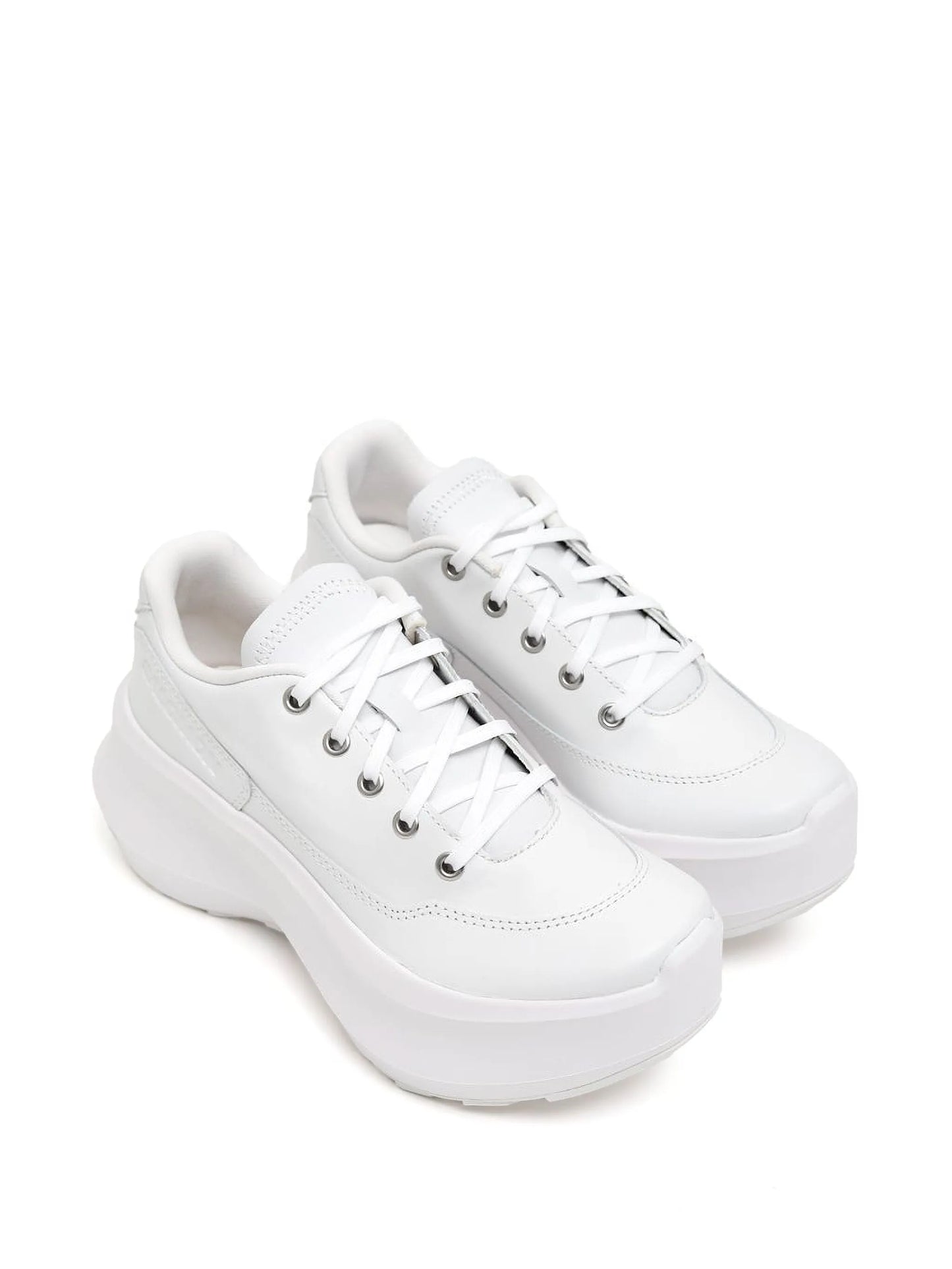 Salomon leather platform sneakers