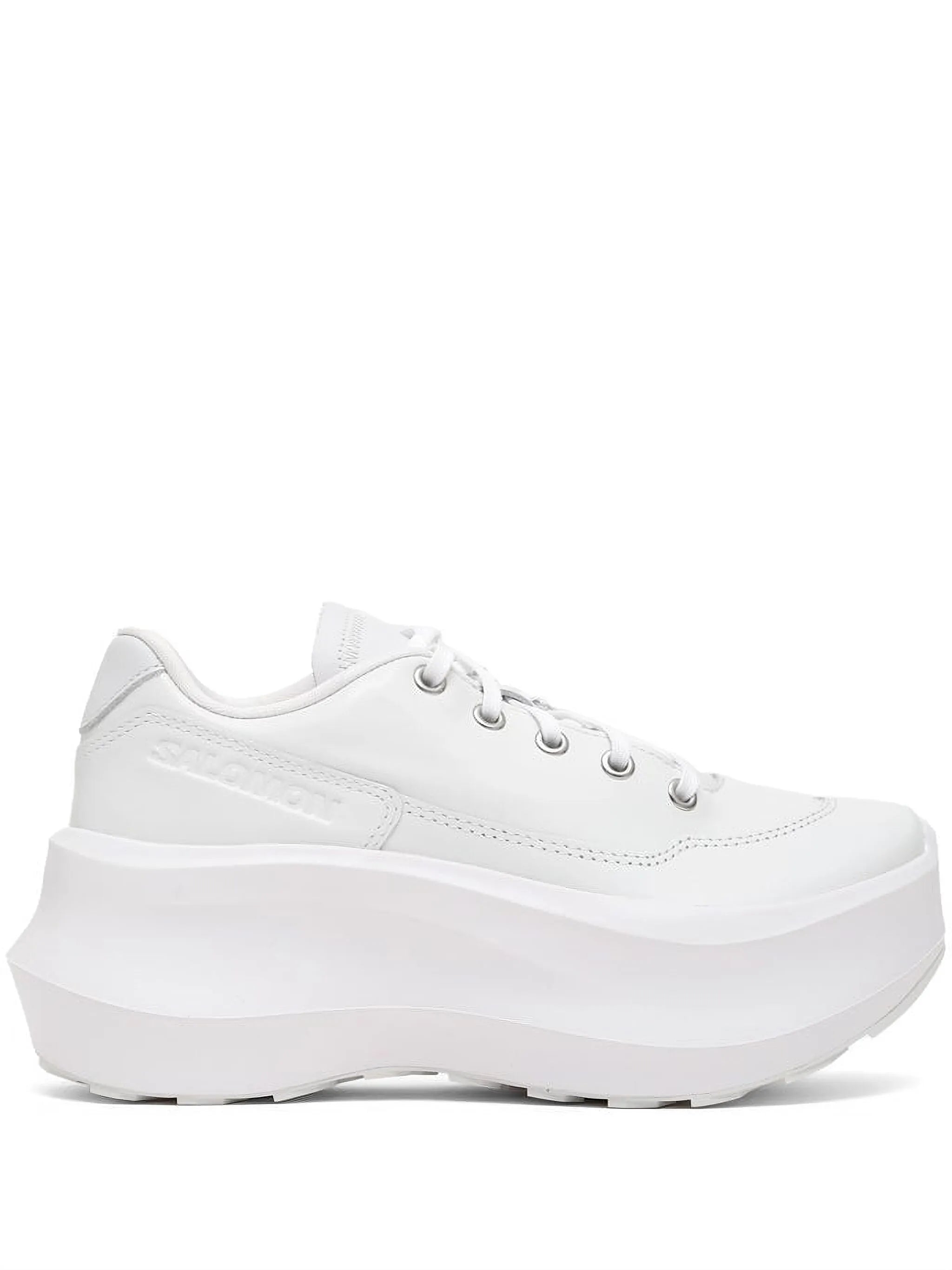 Salomon leather platform sneakers