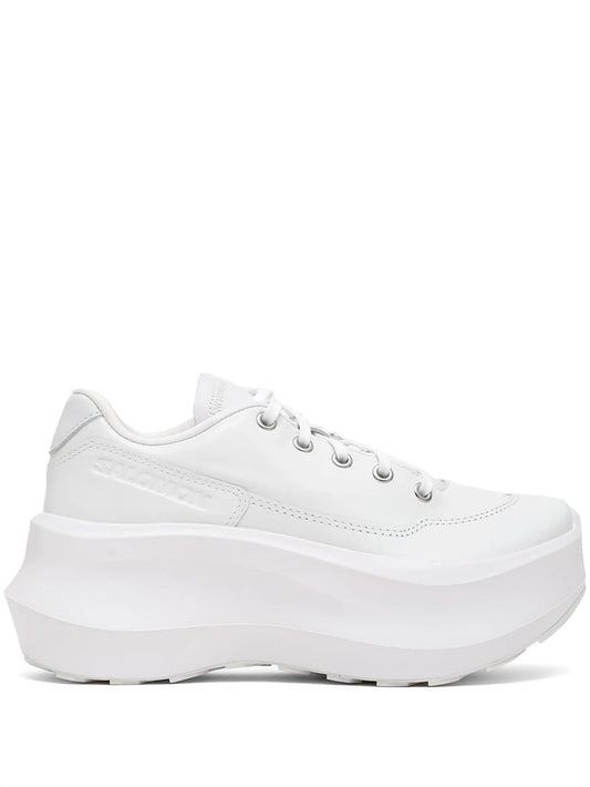 Salomon leather platform sneakers