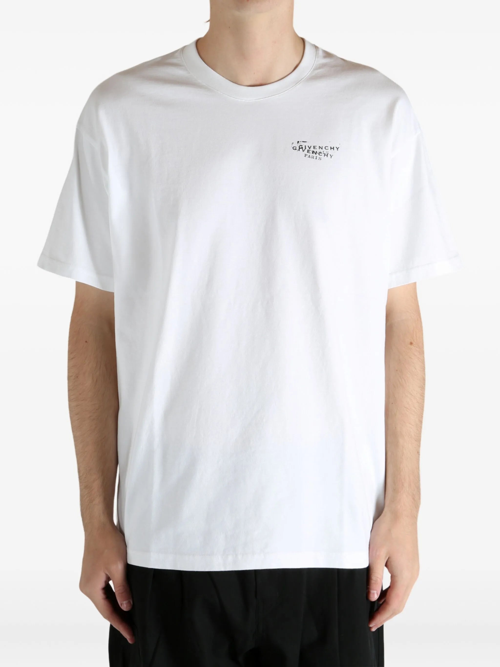 stamp-print T-shirt