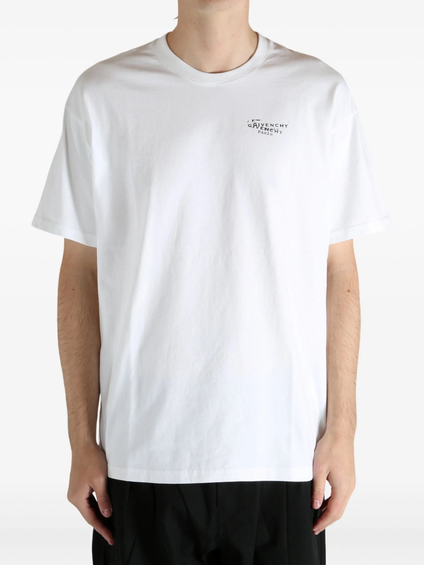stamp-print T-shirt