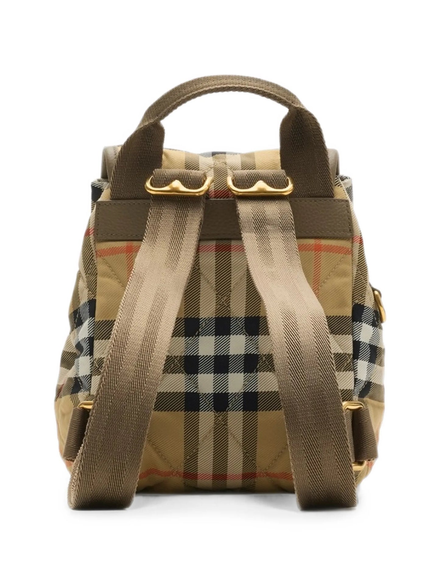quilted-design mini backpack