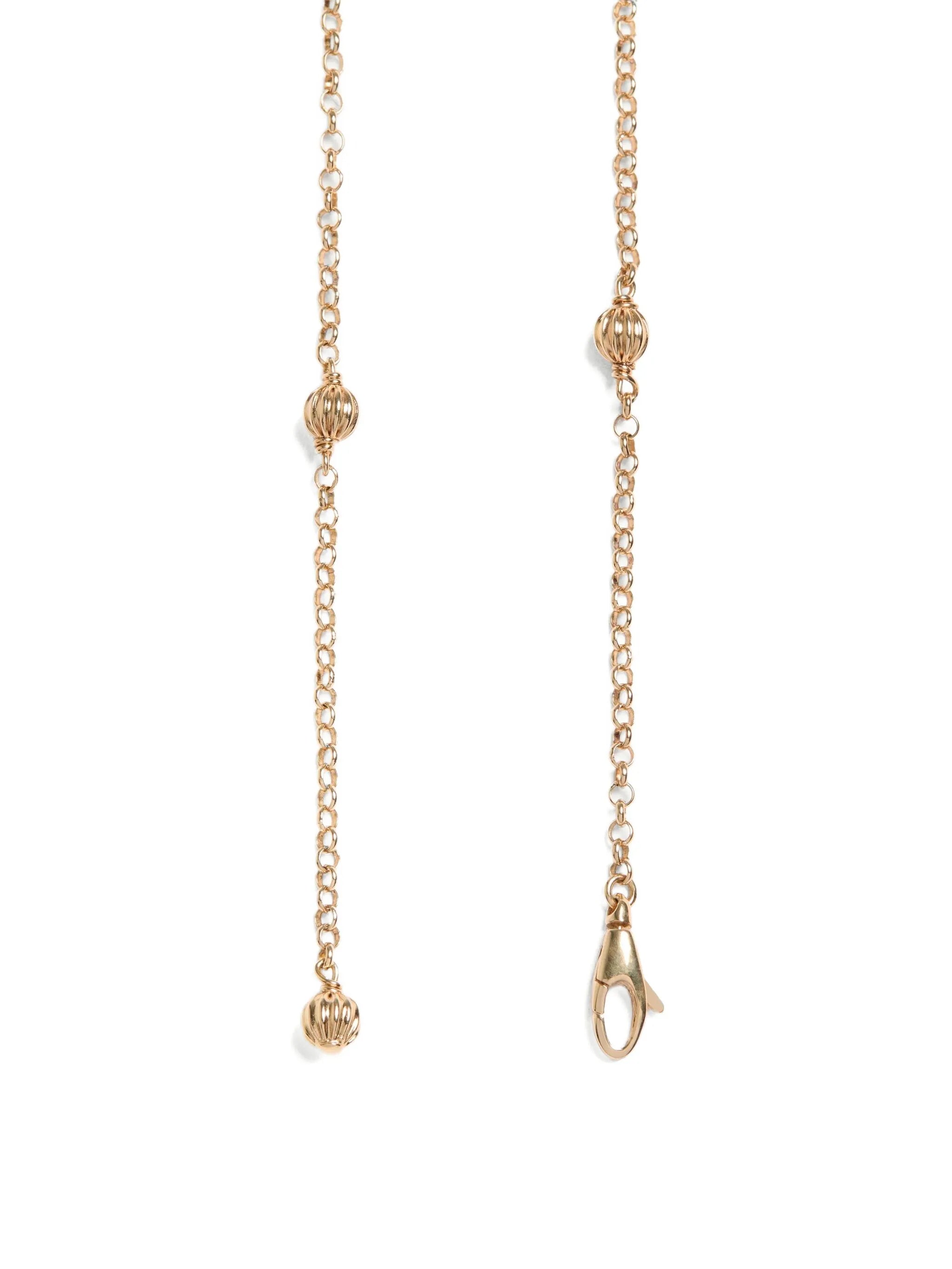 VLogo Swarovski crystal-embellished necklace