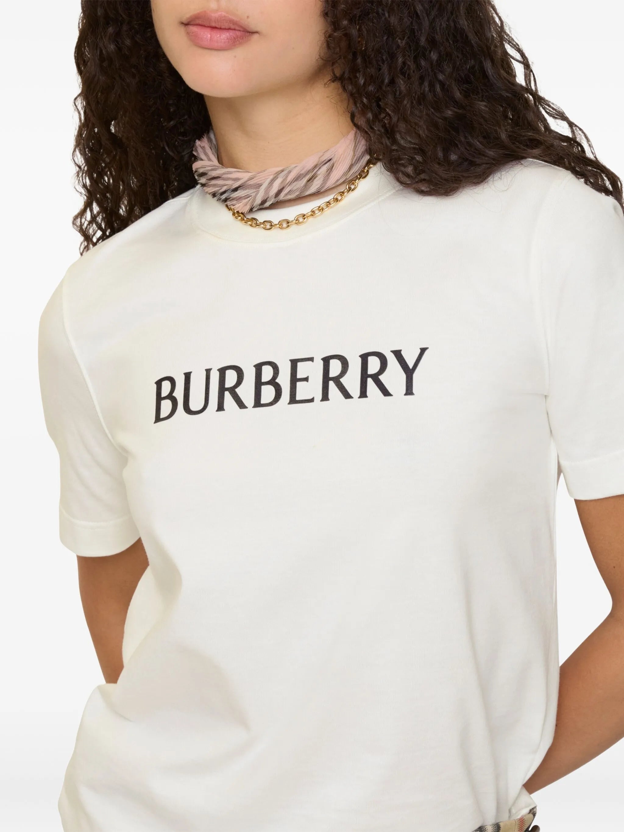 logo-print cotton T-shirt