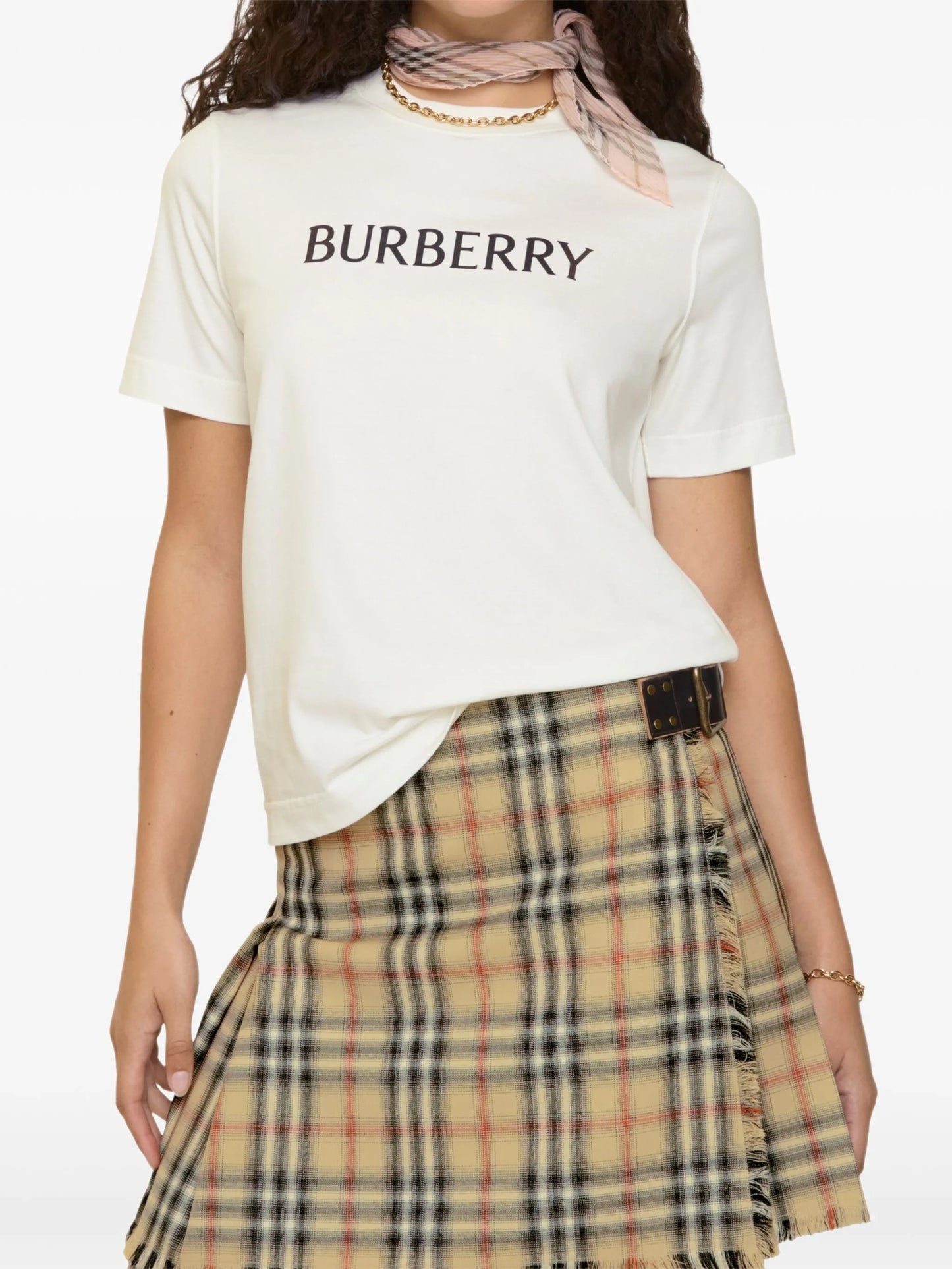 logo-print cotton T-shirt