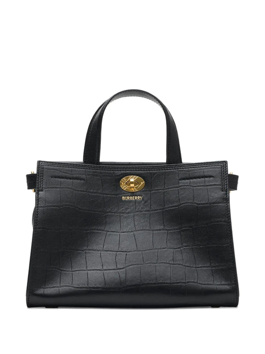 Cotswolds crocodile-effect mini tote bag