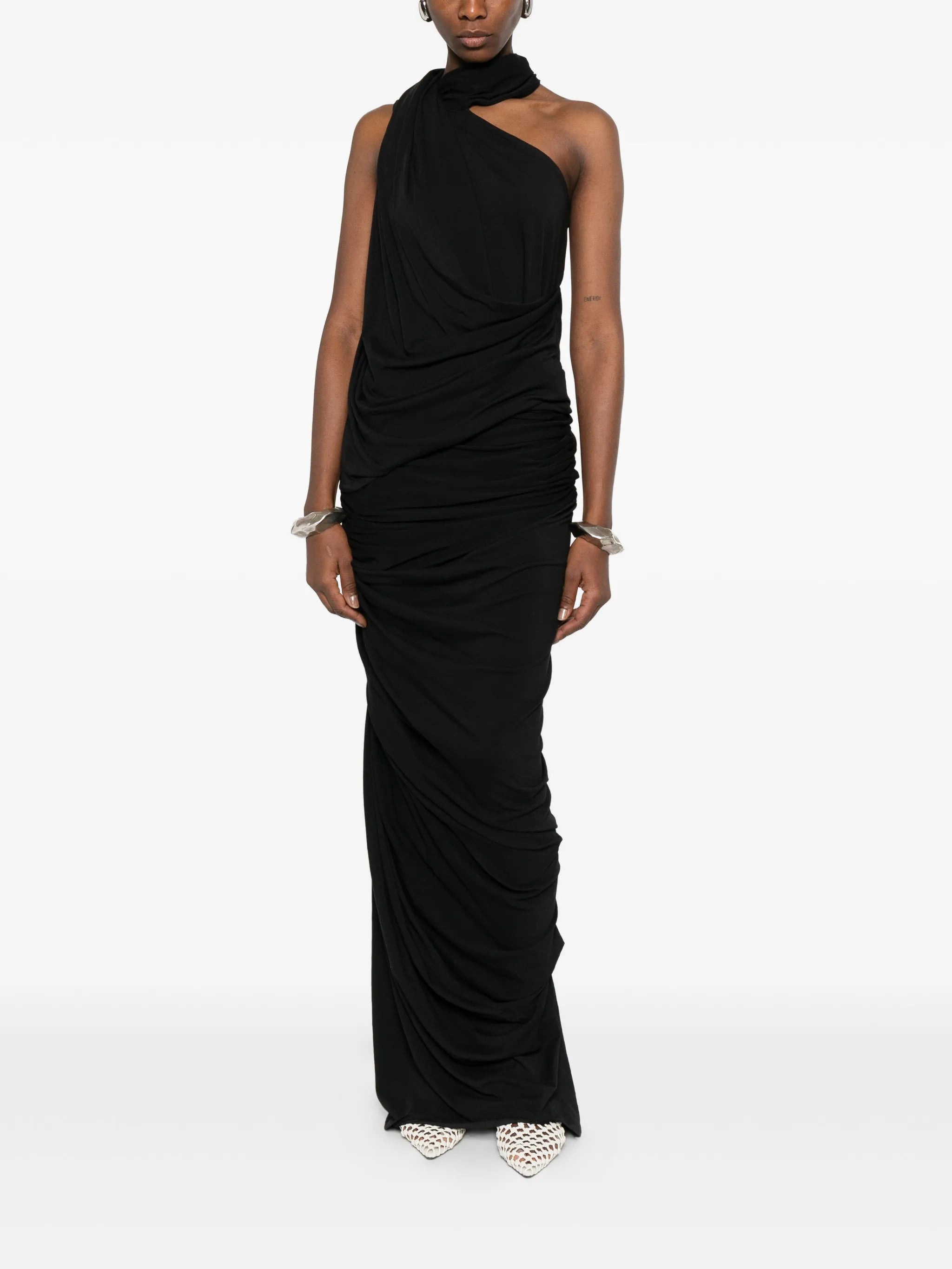 Dia draped-detail maxi skirt