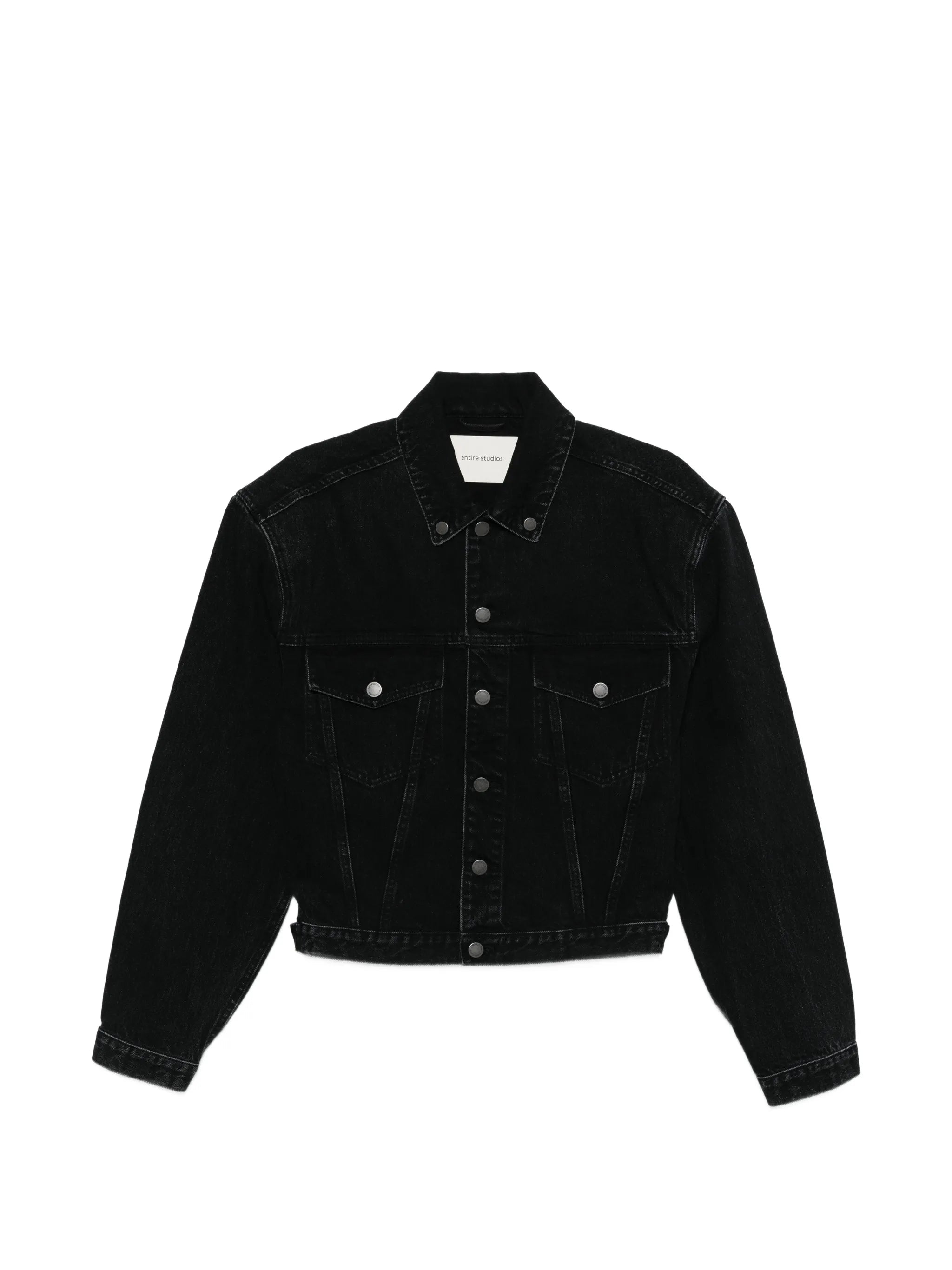 Shrunken denim jacket