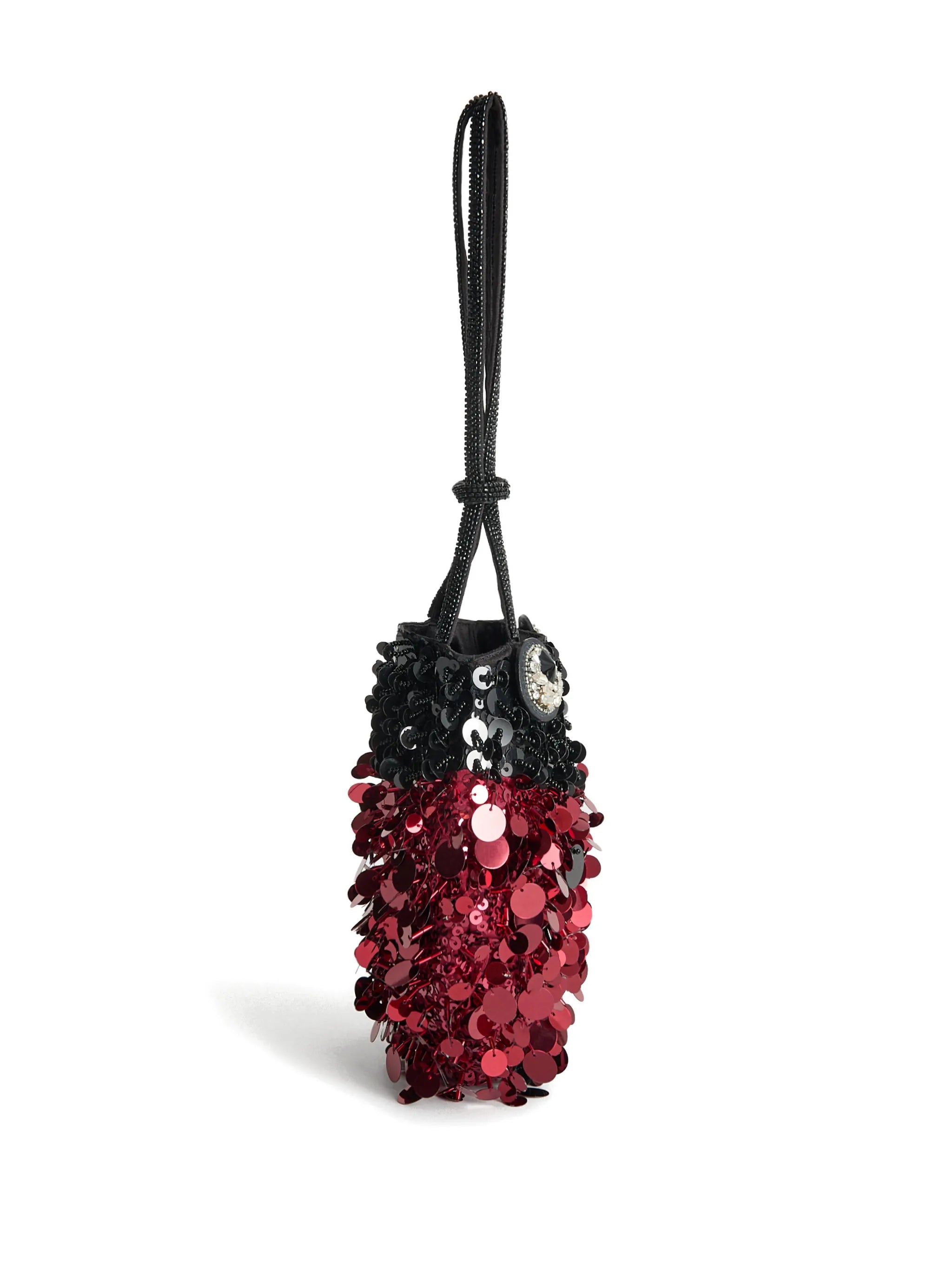 Ladybird sequin bucket bag