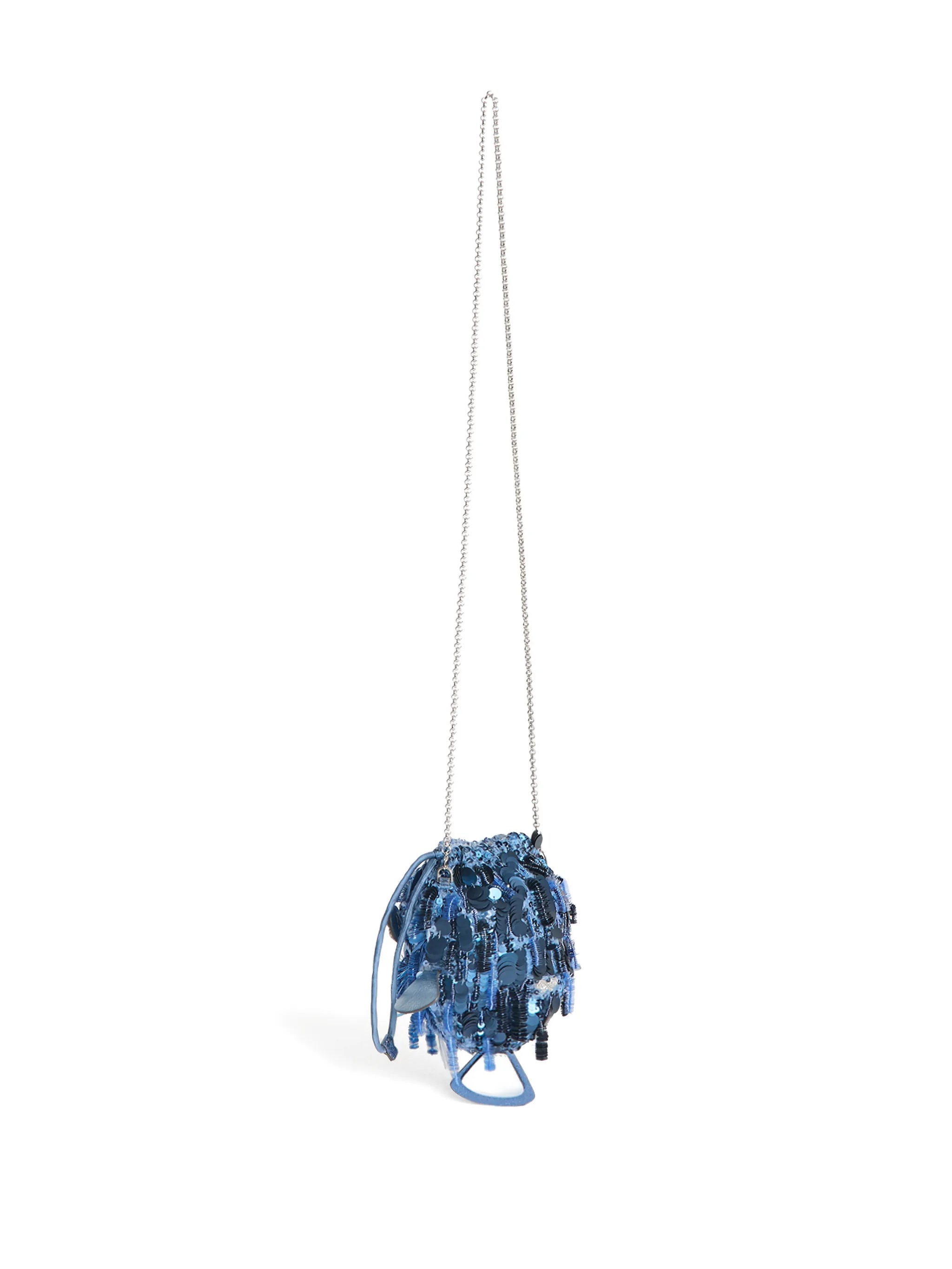 sequin-embellished blowfish cross body bag