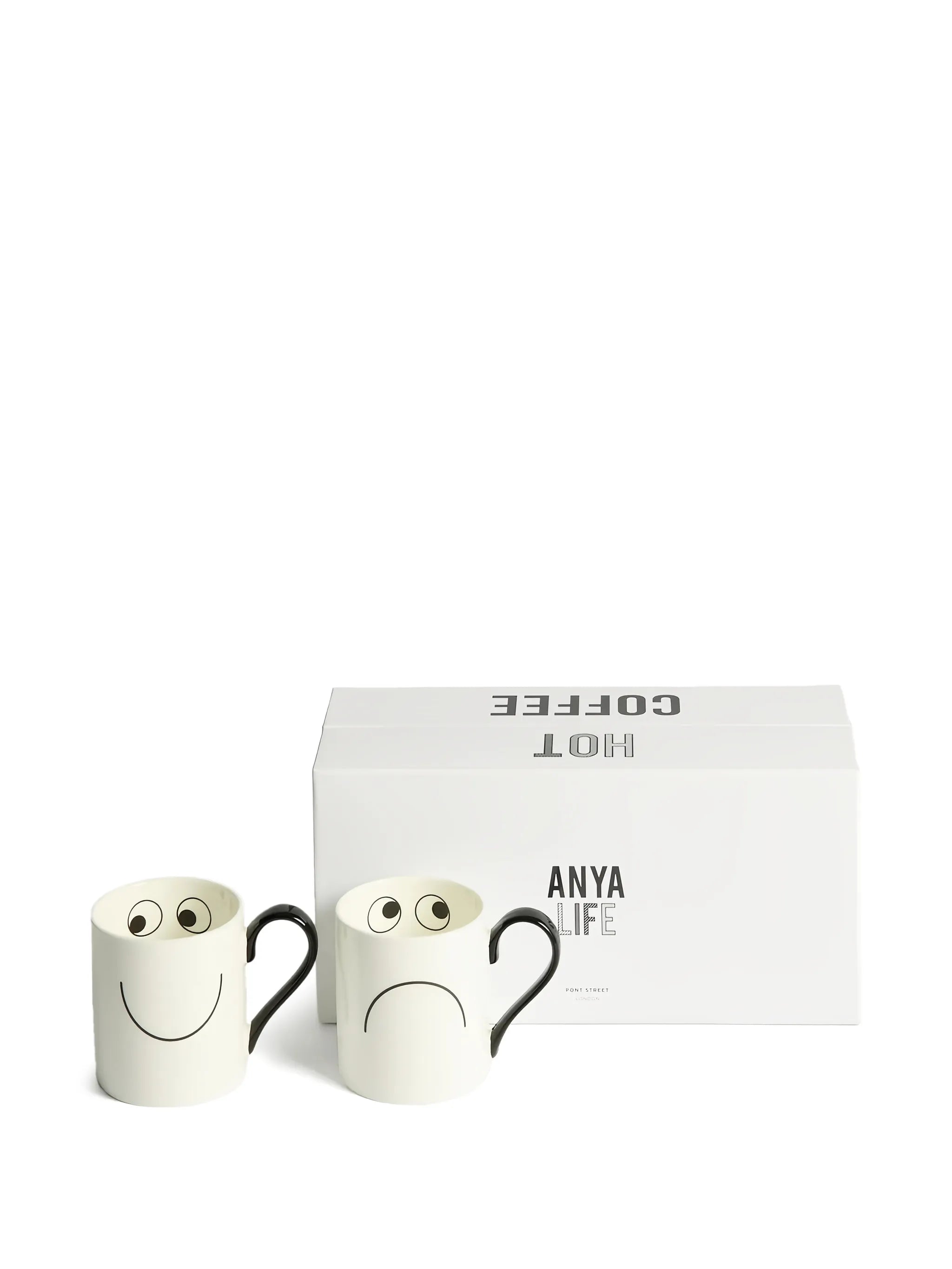 eye mouth mug set of two