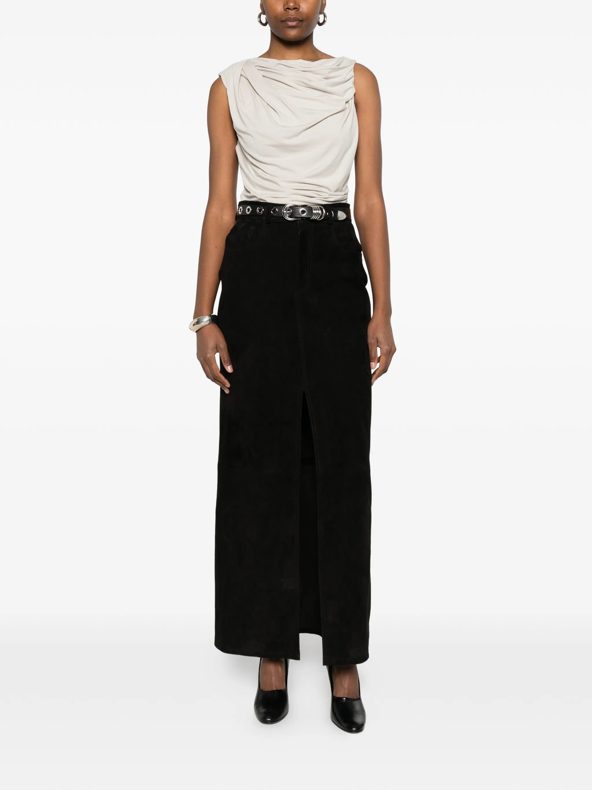 Drape gathered top