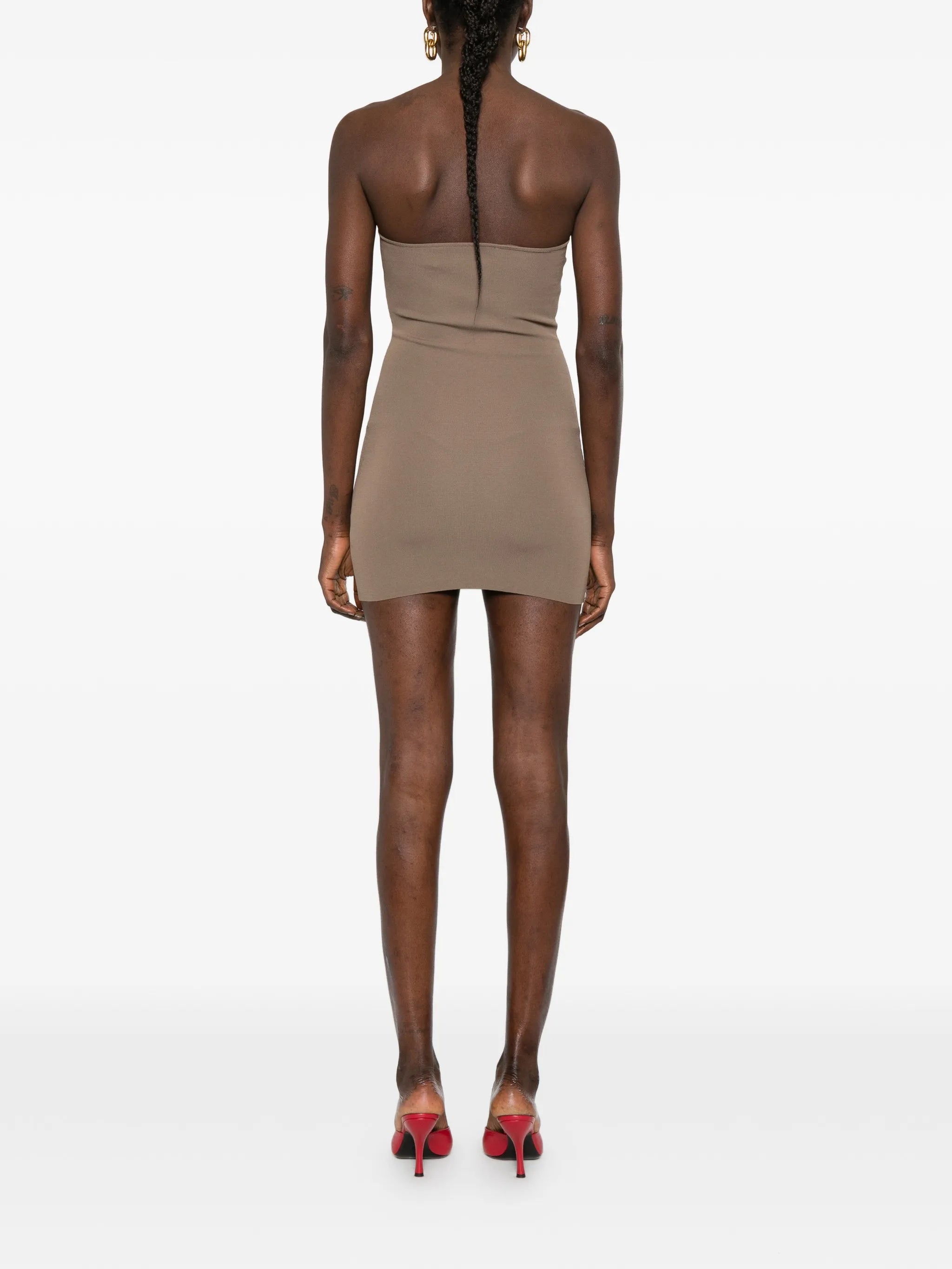 bandeau mini dress