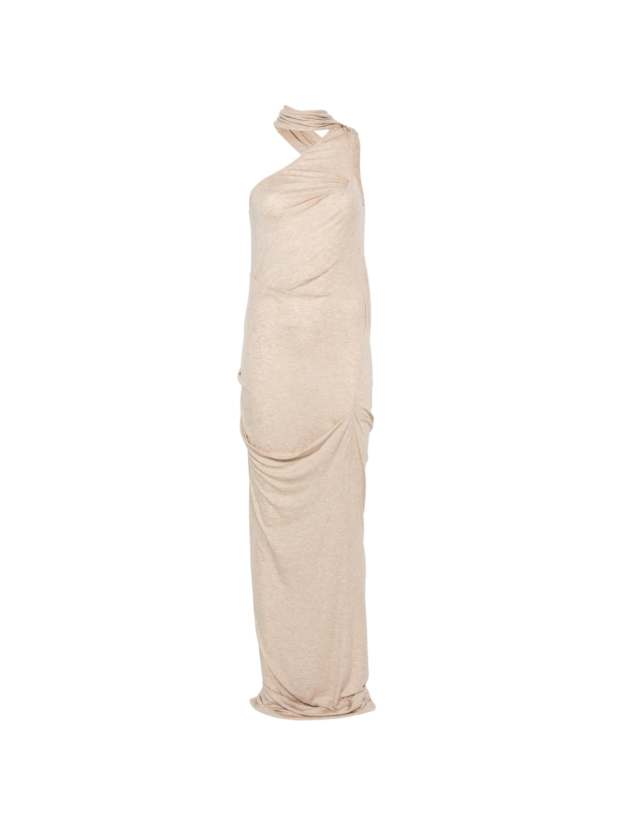 sleeveless dalters dress in fawn