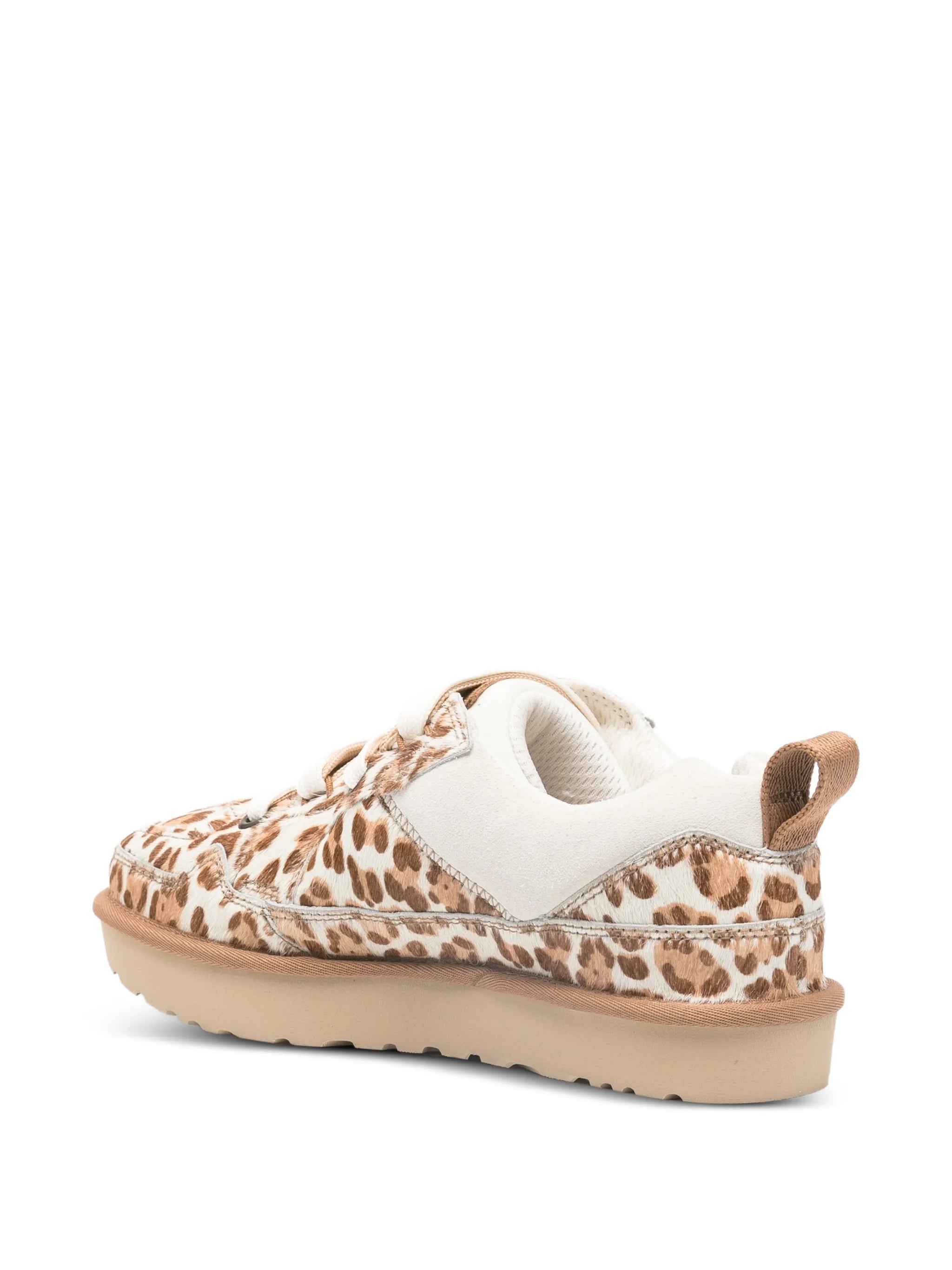 Lo Lowmel leopard plains sneakers