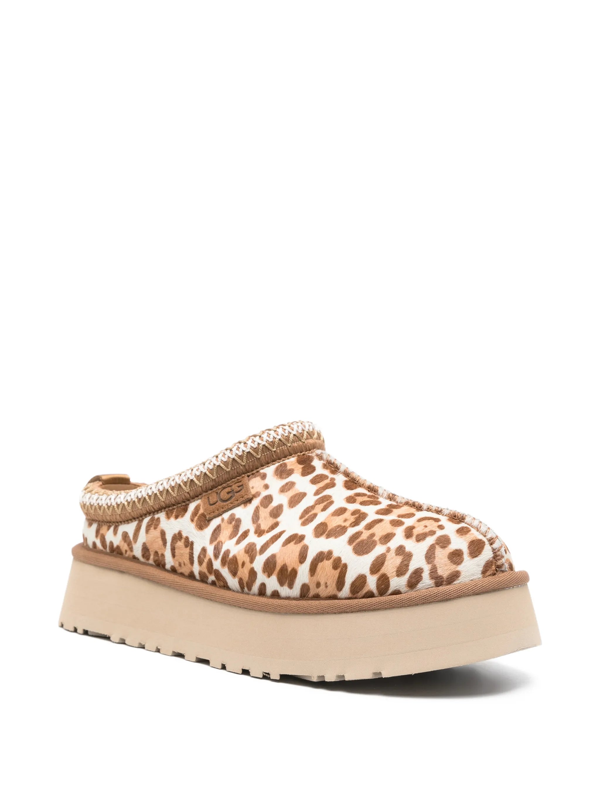 Tazz Plains leopard-print mules
